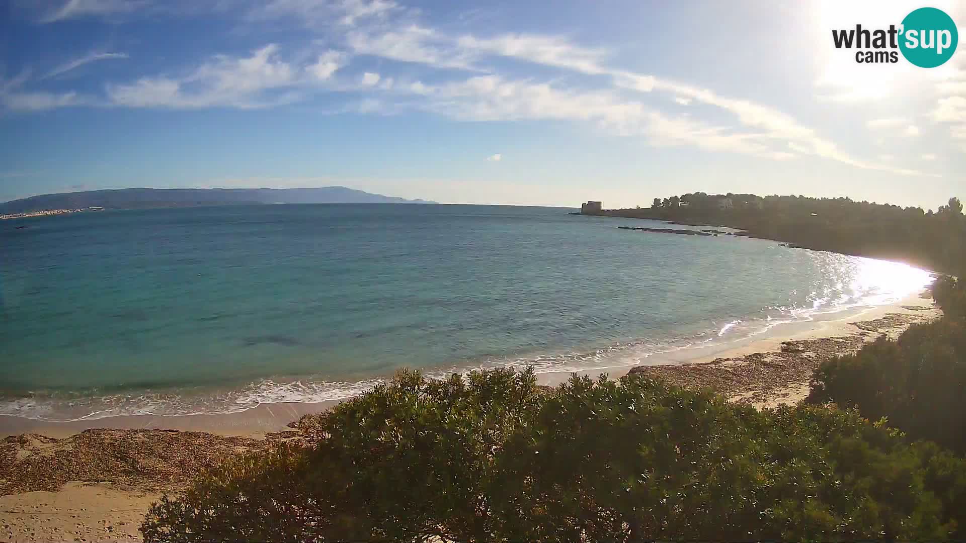 Plage Lazzaretto livecam | Alghero | Sardaigne