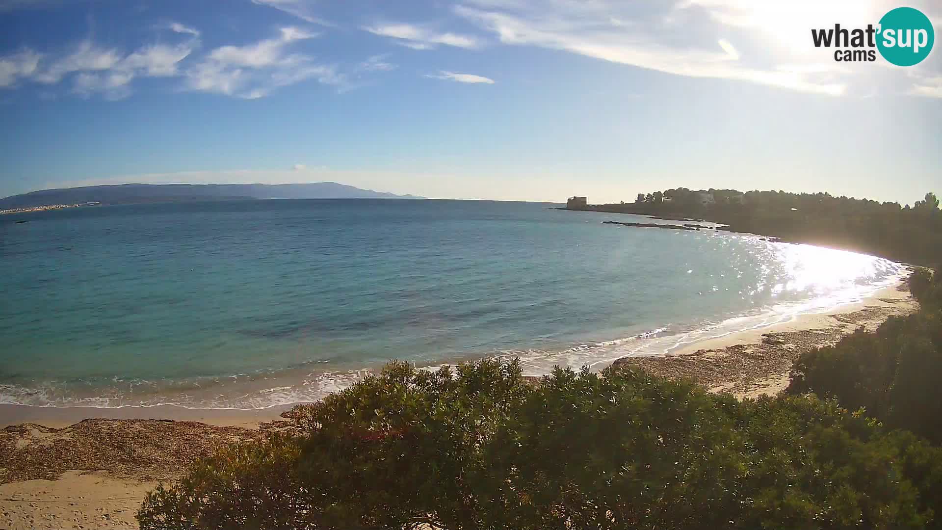 Webcam Lazzaretto beach | Alghero | Sardinia