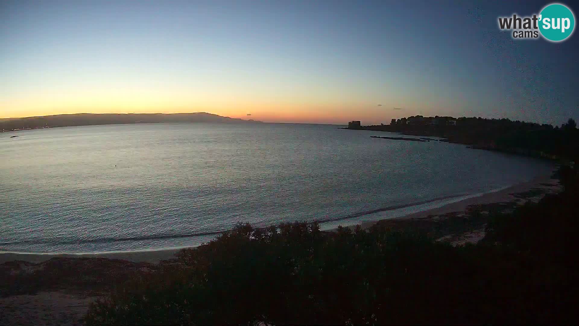 Kamera plaža Lazzaretto | Alghero | Sardinija