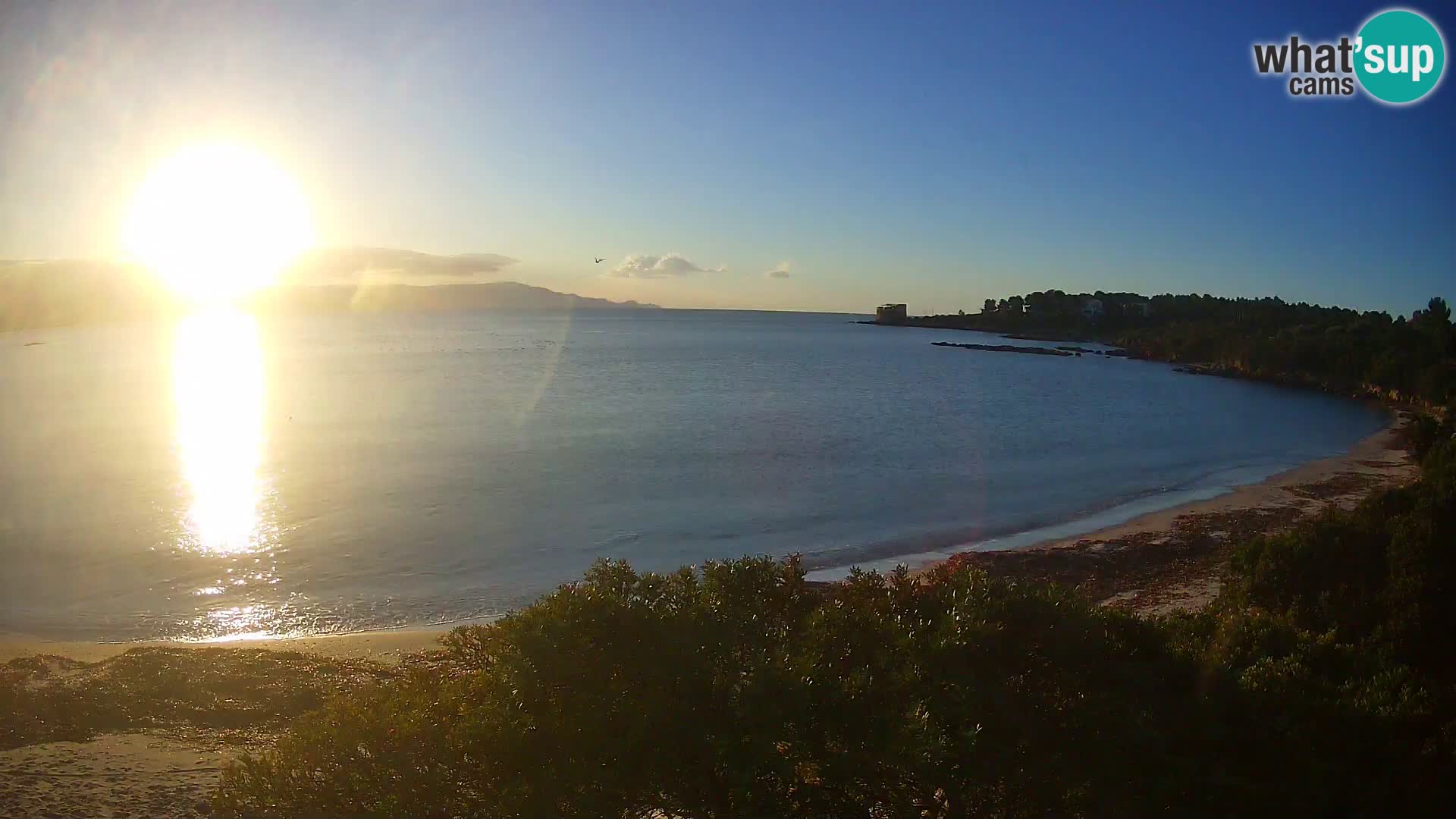 Webcam Lazzaretto beach | Alghero | Sardinia