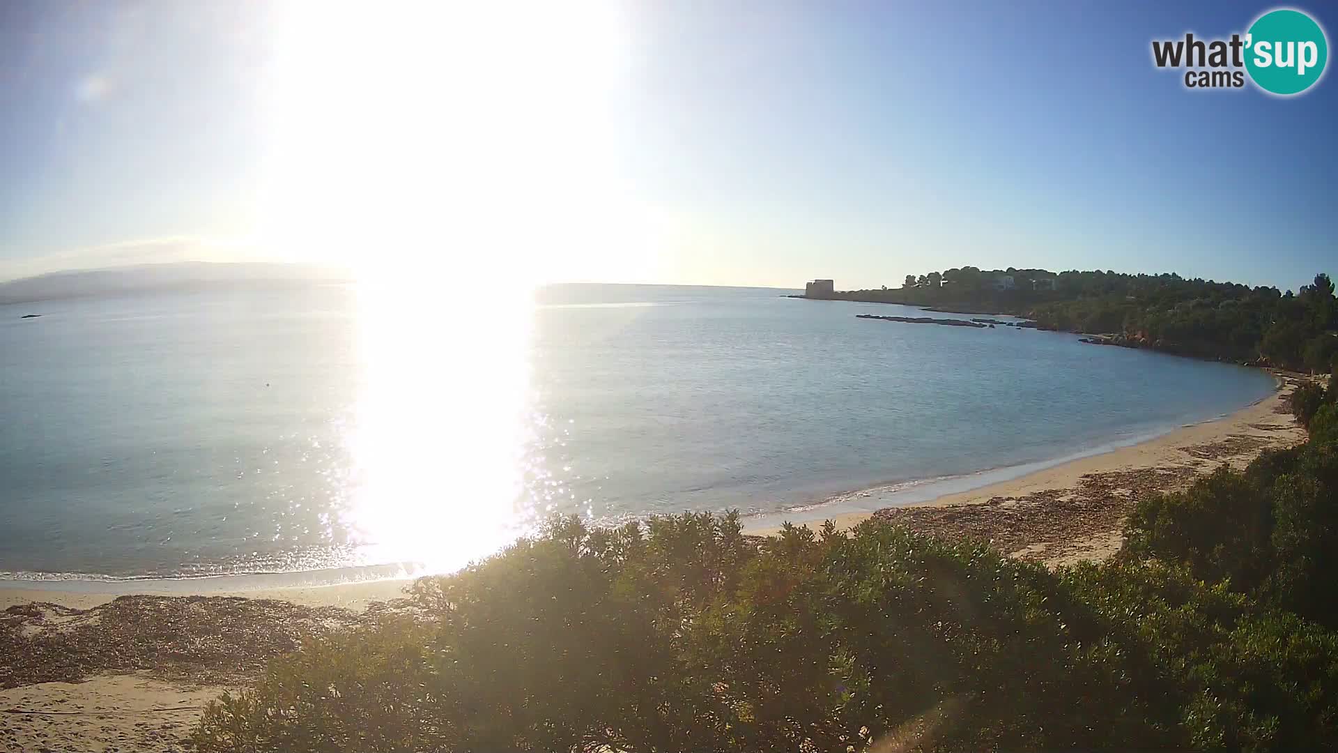 Webcam Lazzaretto beach | Alghero | Sardinia