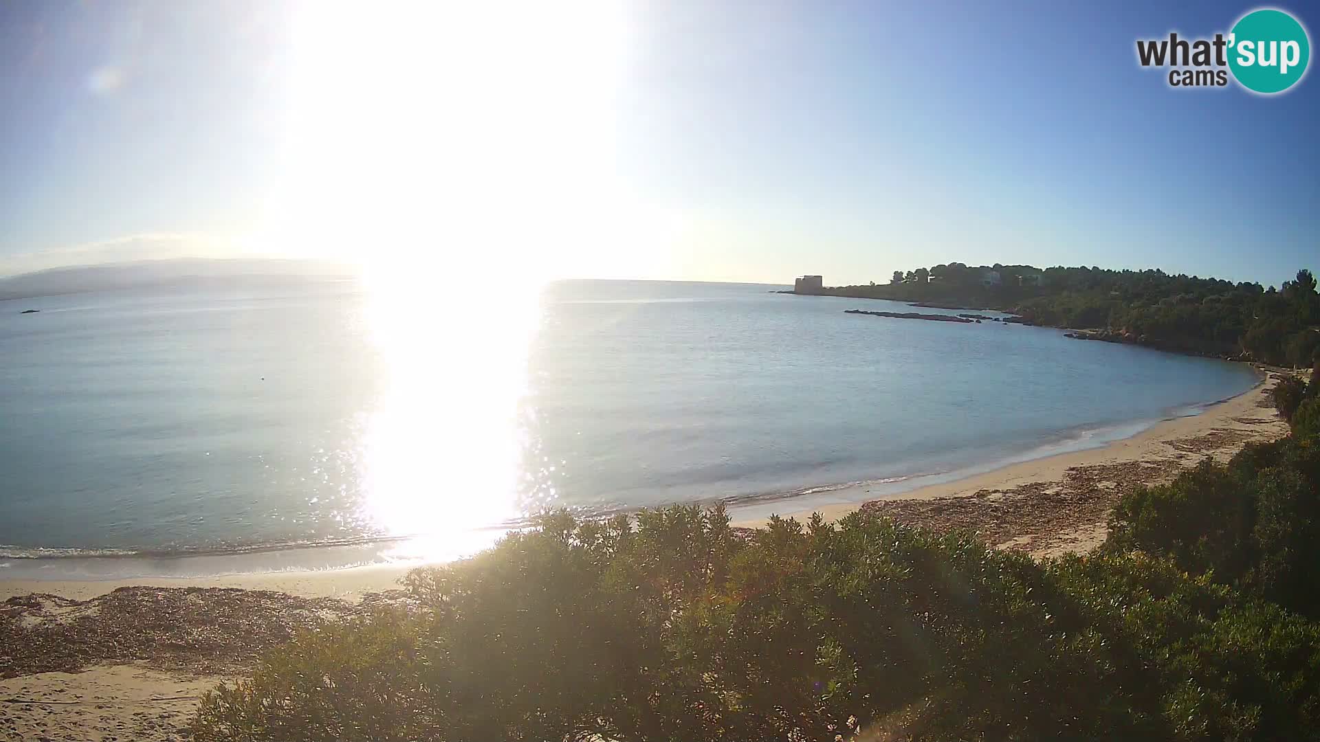 Plage Lazzaretto livecam | Alghero | Sardaigne