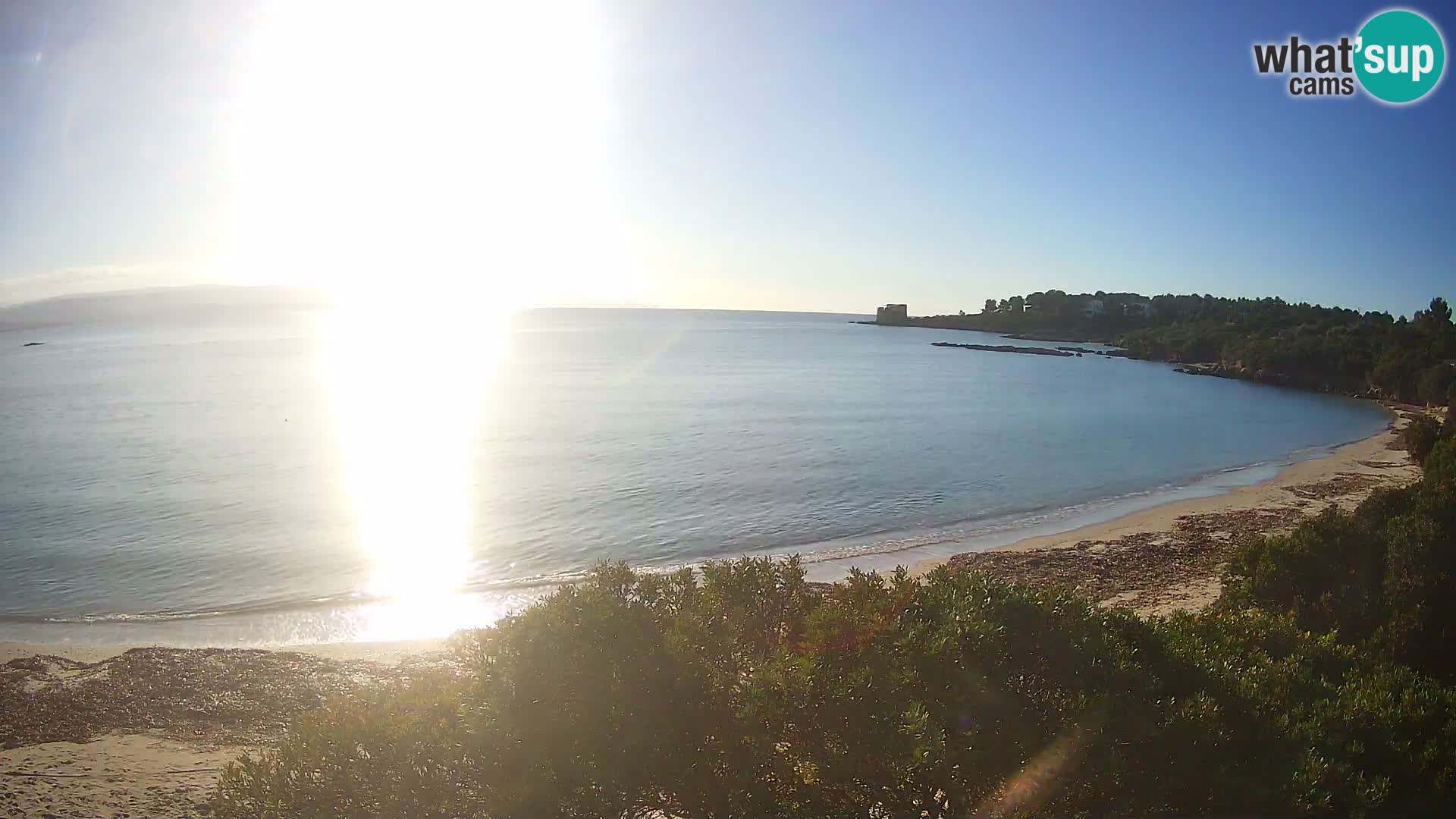 Webcam Lazzaretto beach | Alghero | Sardinia