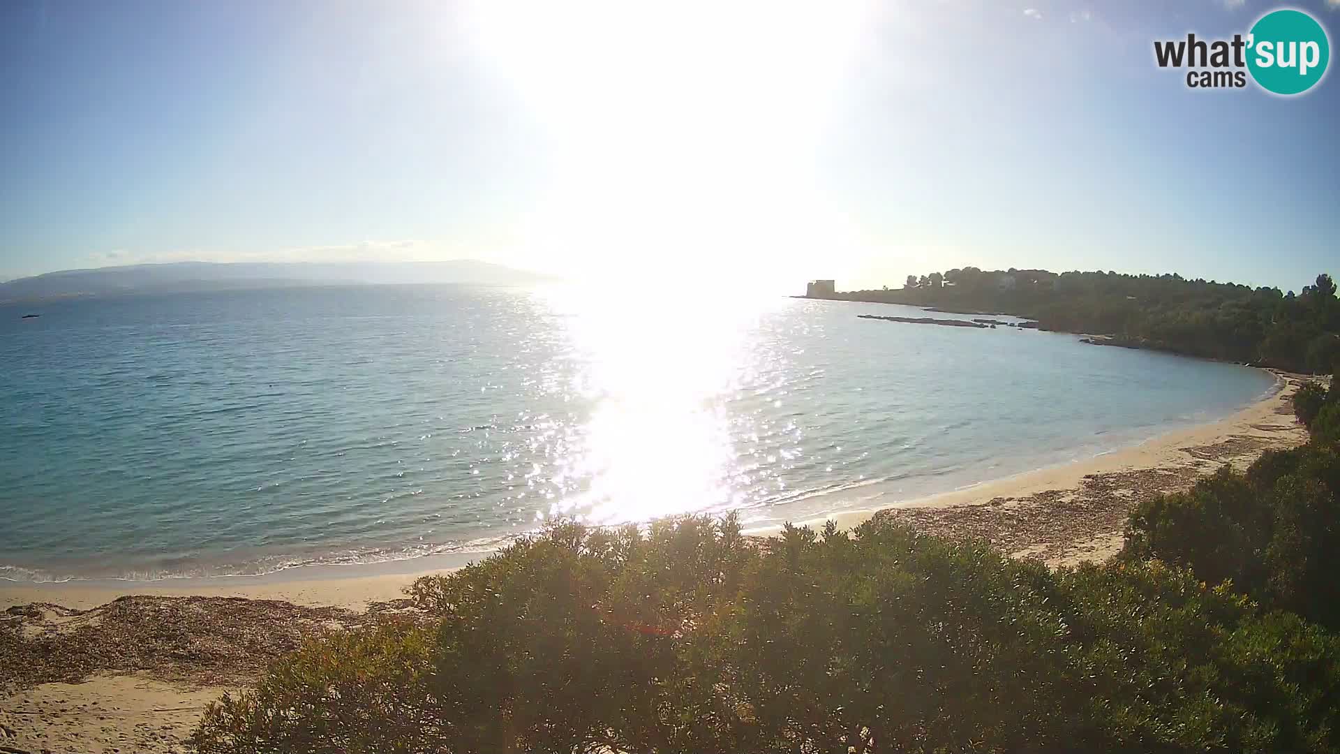 Webcam Lazzaretto Strand | Alghero | Sardinien