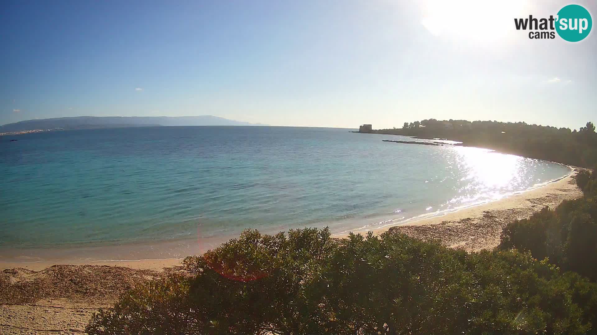 Webcam Lazzaretto beach | Alghero | Sardinia