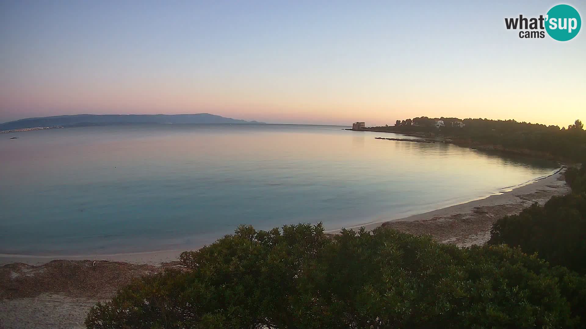 Webcam Lazzaretto beach | Alghero | Sardinia