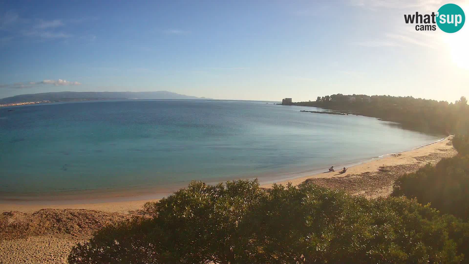 Webcam Lazzaretto beach | Alghero | Sardinia