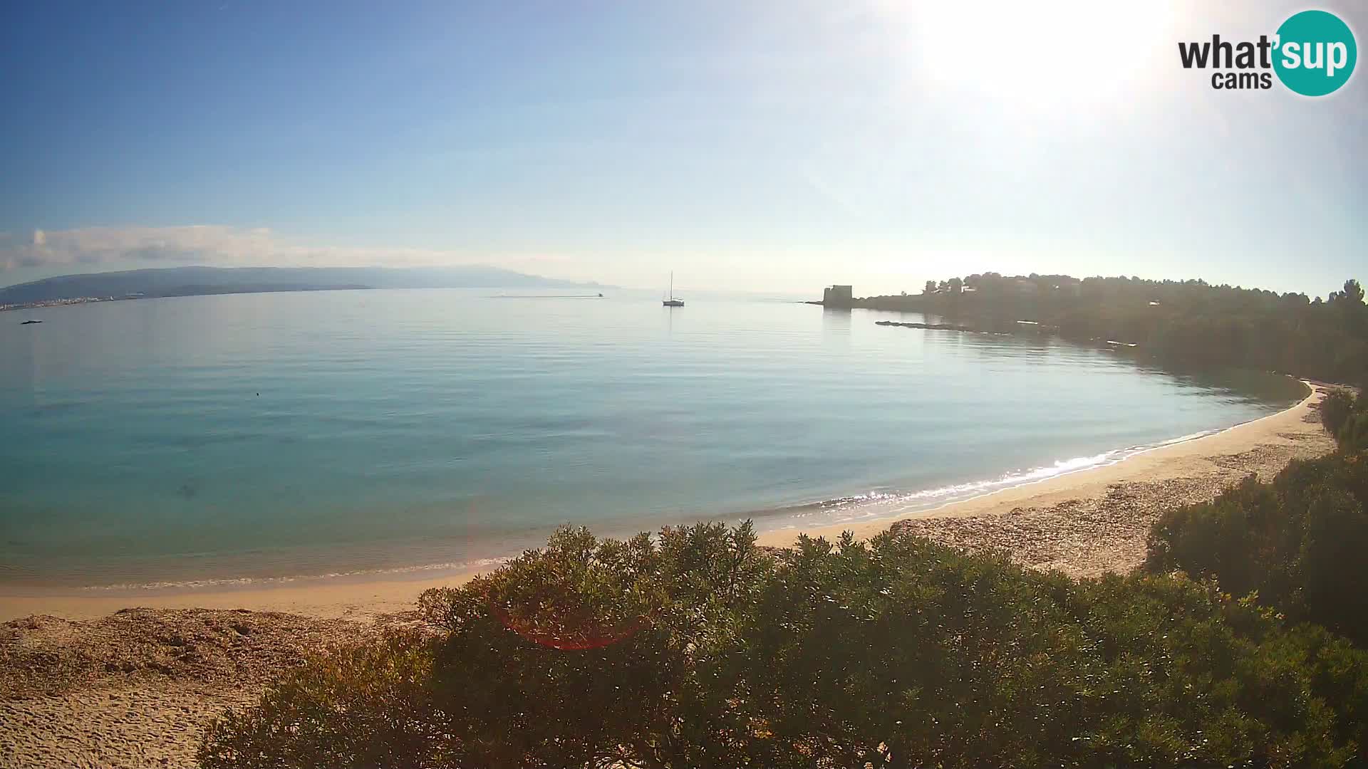 Webcam Lazzaretto Strand | Alghero | Sardinien