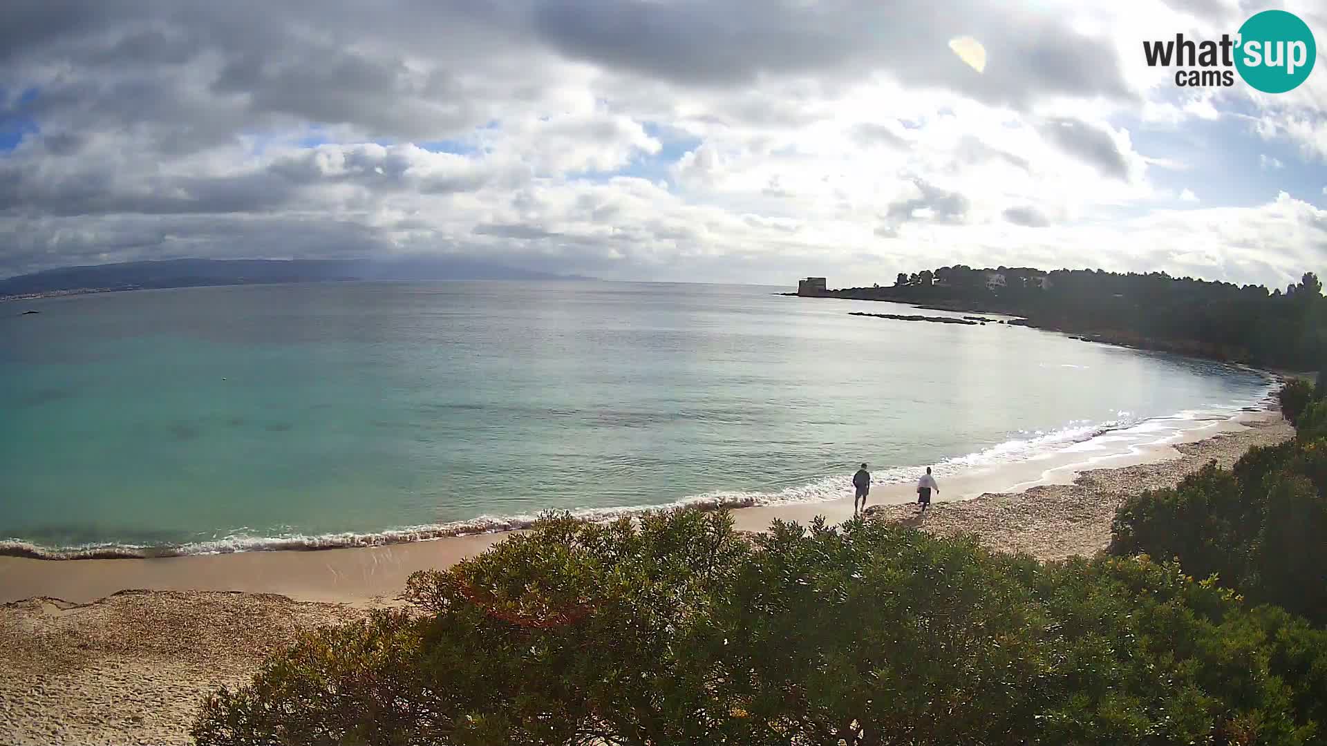 Plage Lazzaretto livecam | Alghero | Sardaigne