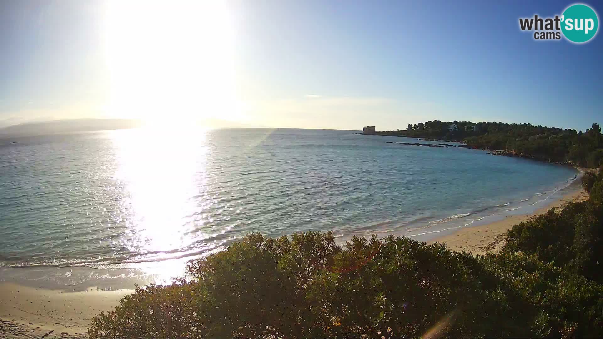 Webcam Lazzaretto beach | Alghero | Sardinia