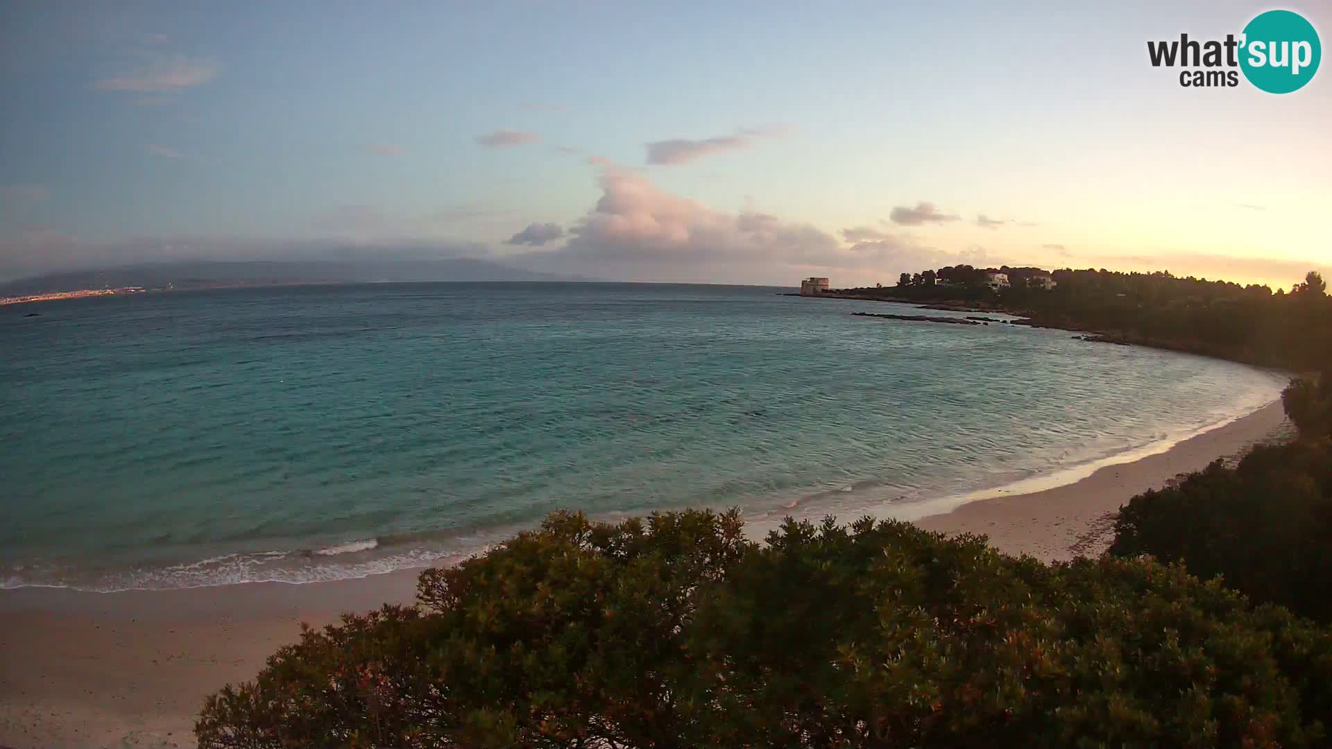 Webcam Lazzaretto beach | Alghero | Sardinia