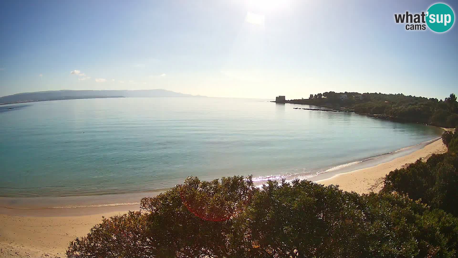 Webcam Lazzaretto beach | Alghero | Sardinia