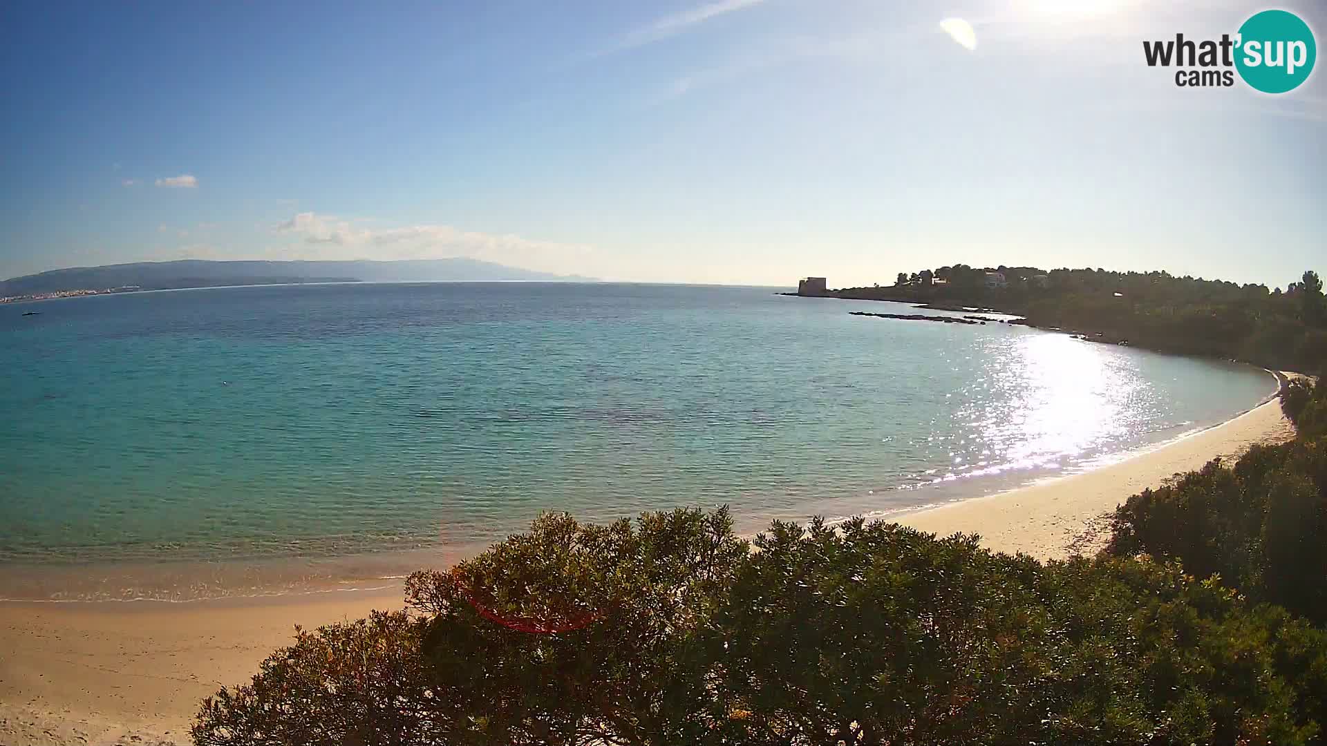 Webcam Lazzaretto beach | Alghero | Sardinia