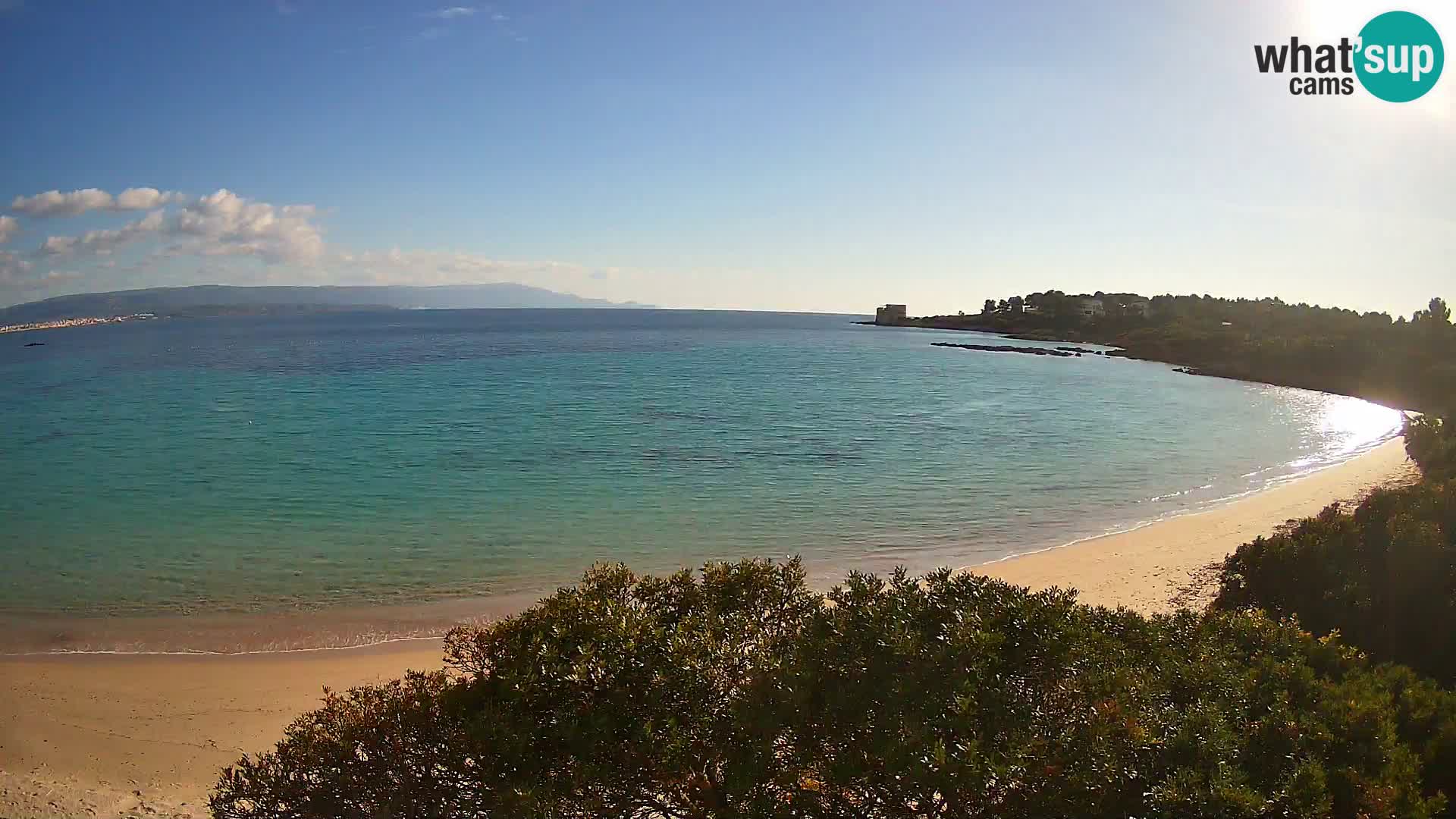 Plage Lazzaretto livecam | Alghero | Sardaigne