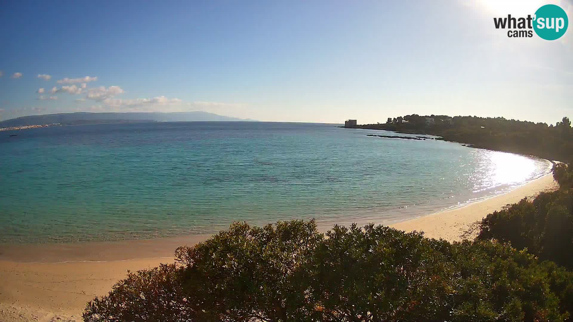 Webcam Lazzaretto beach | Alghero | Sardinia