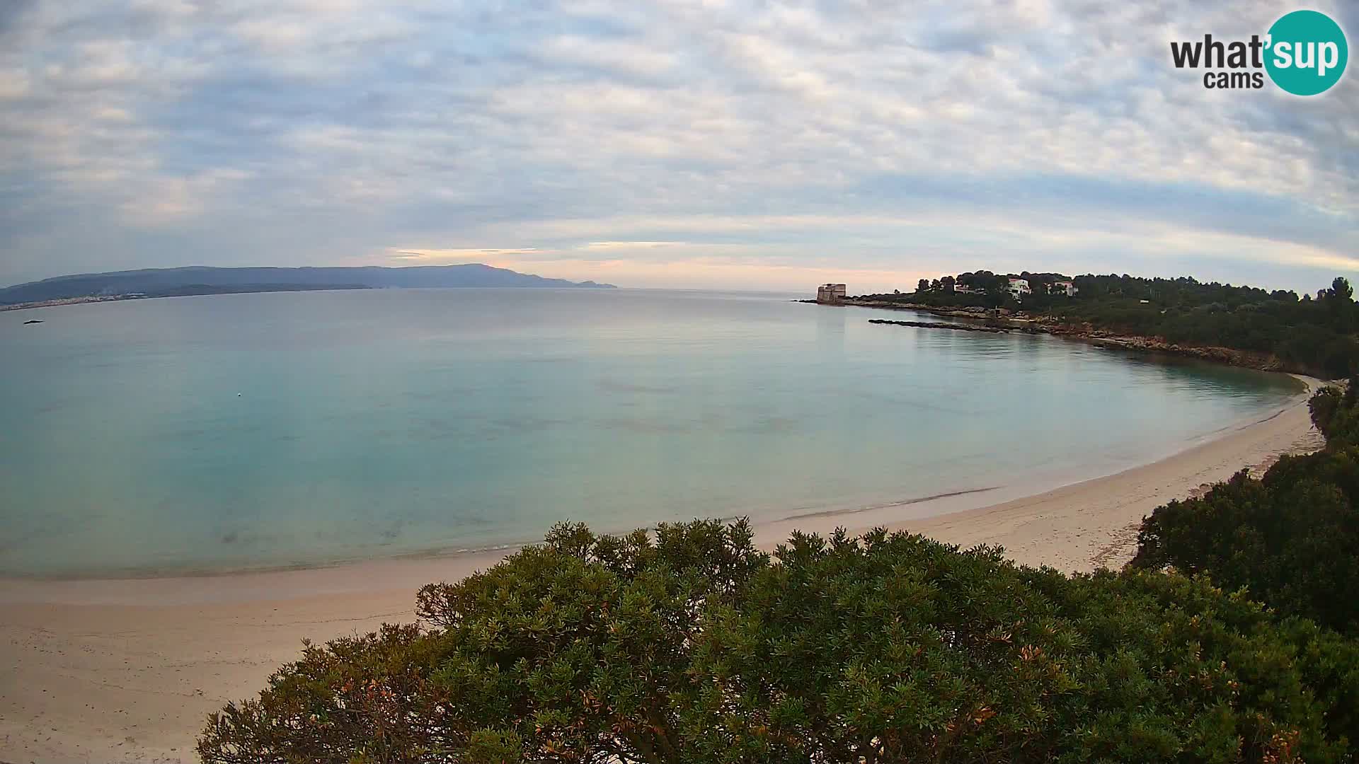 Webcam Lazzaretto beach | Alghero | Sardinia