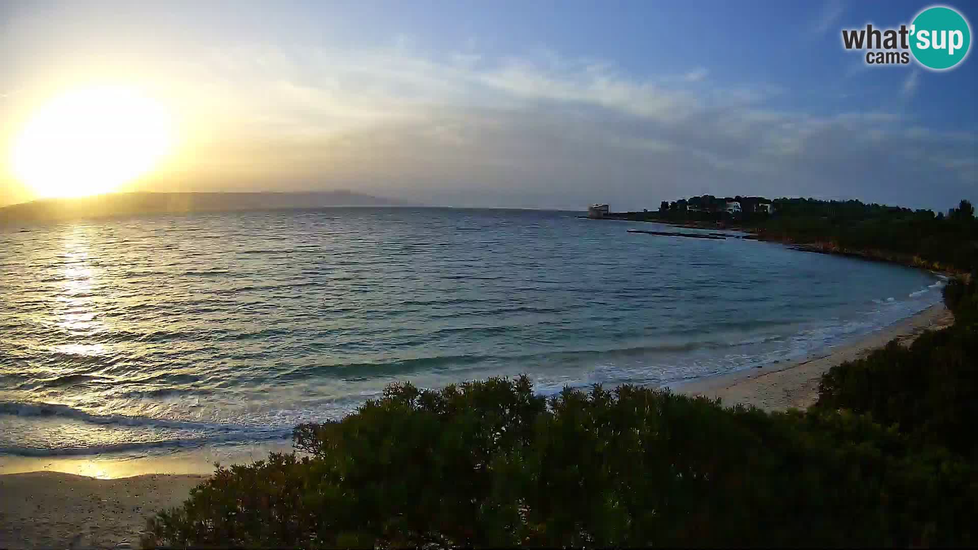 Plage Lazzaretto livecam | Alghero | Sardaigne