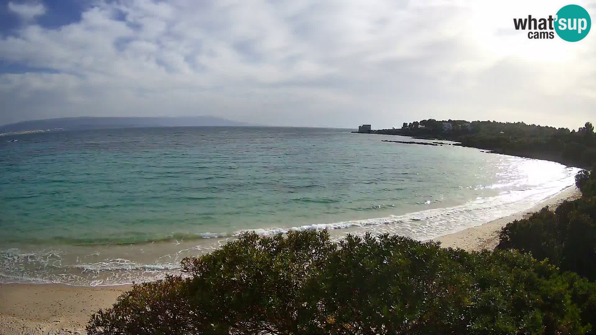 Kamera plaža Lazzaretto | Alghero | Sardinija