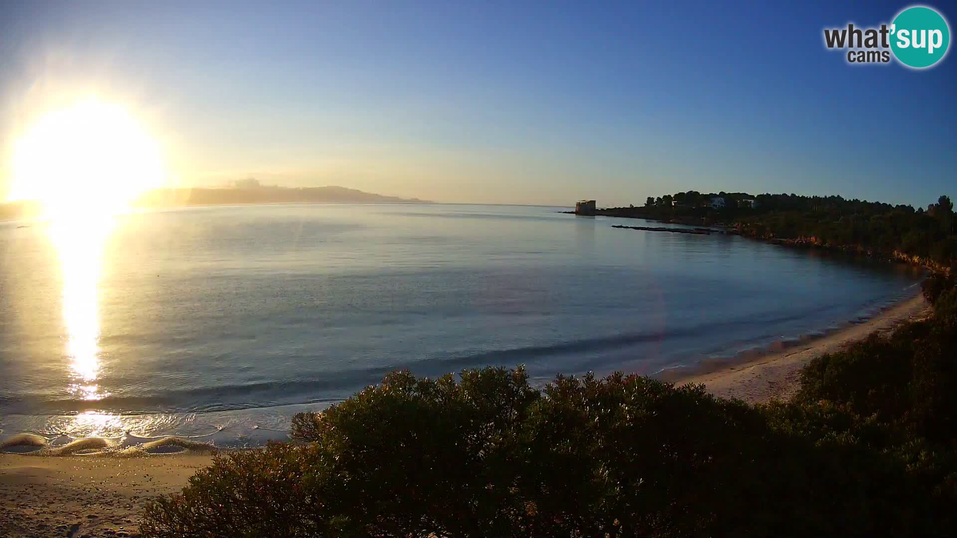 Plage Lazzaretto livecam | Alghero | Sardaigne