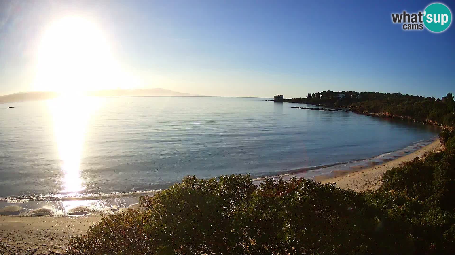 Kamera plaža Lazzaretto | Alghero | Sardinija