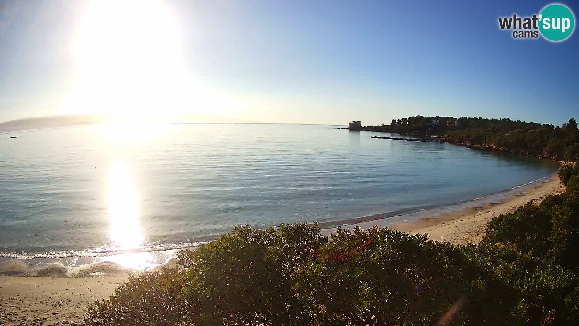 Webcam Lazzaretto beach | Alghero | Sardinia