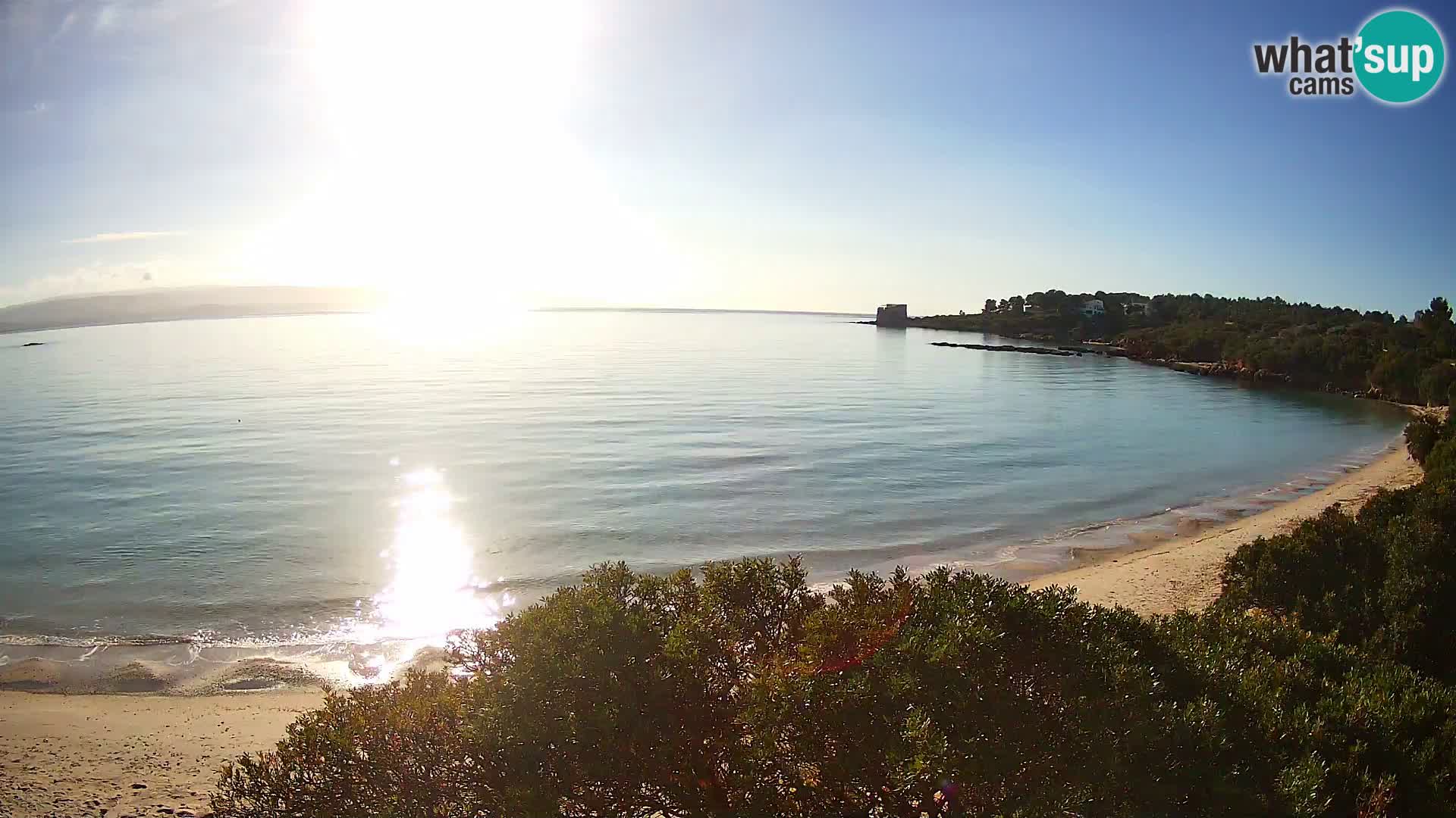 Plage Lazzaretto livecam | Alghero | Sardaigne