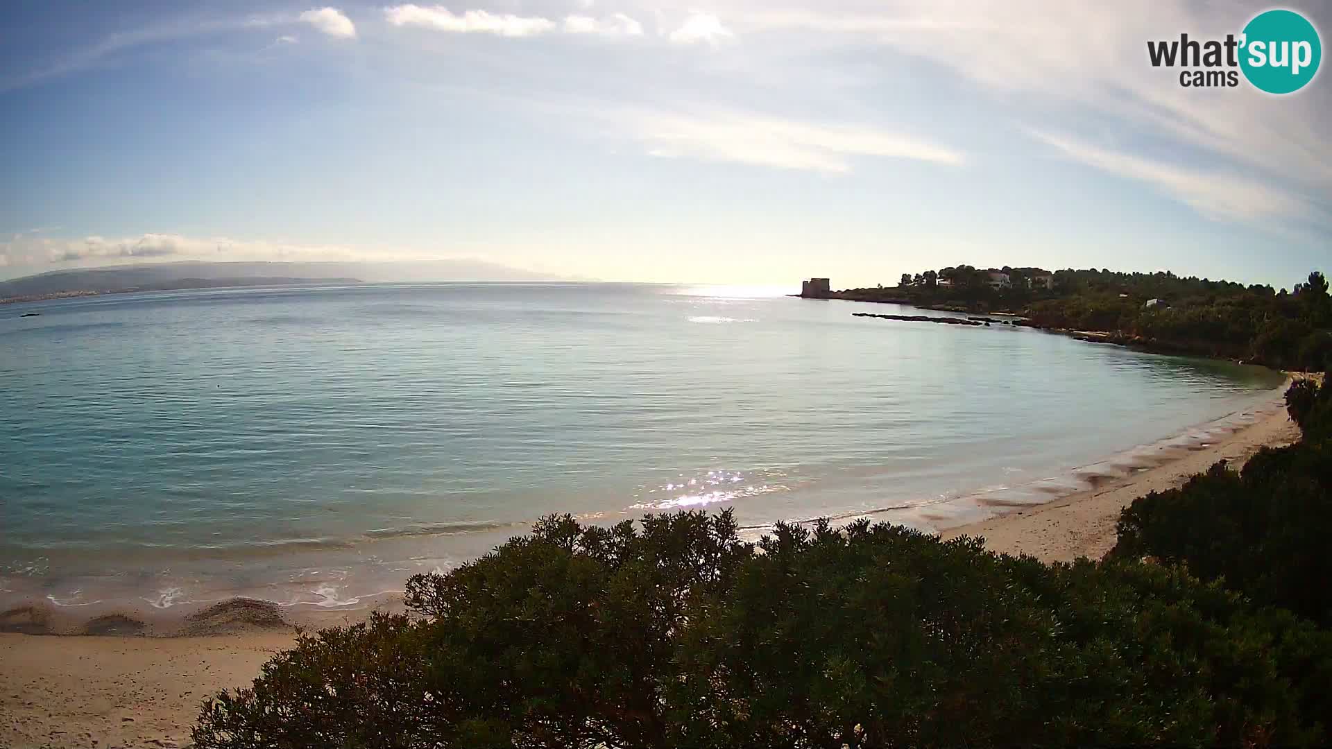 Kamera plaža Lazzaretto | Alghero | Sardinija