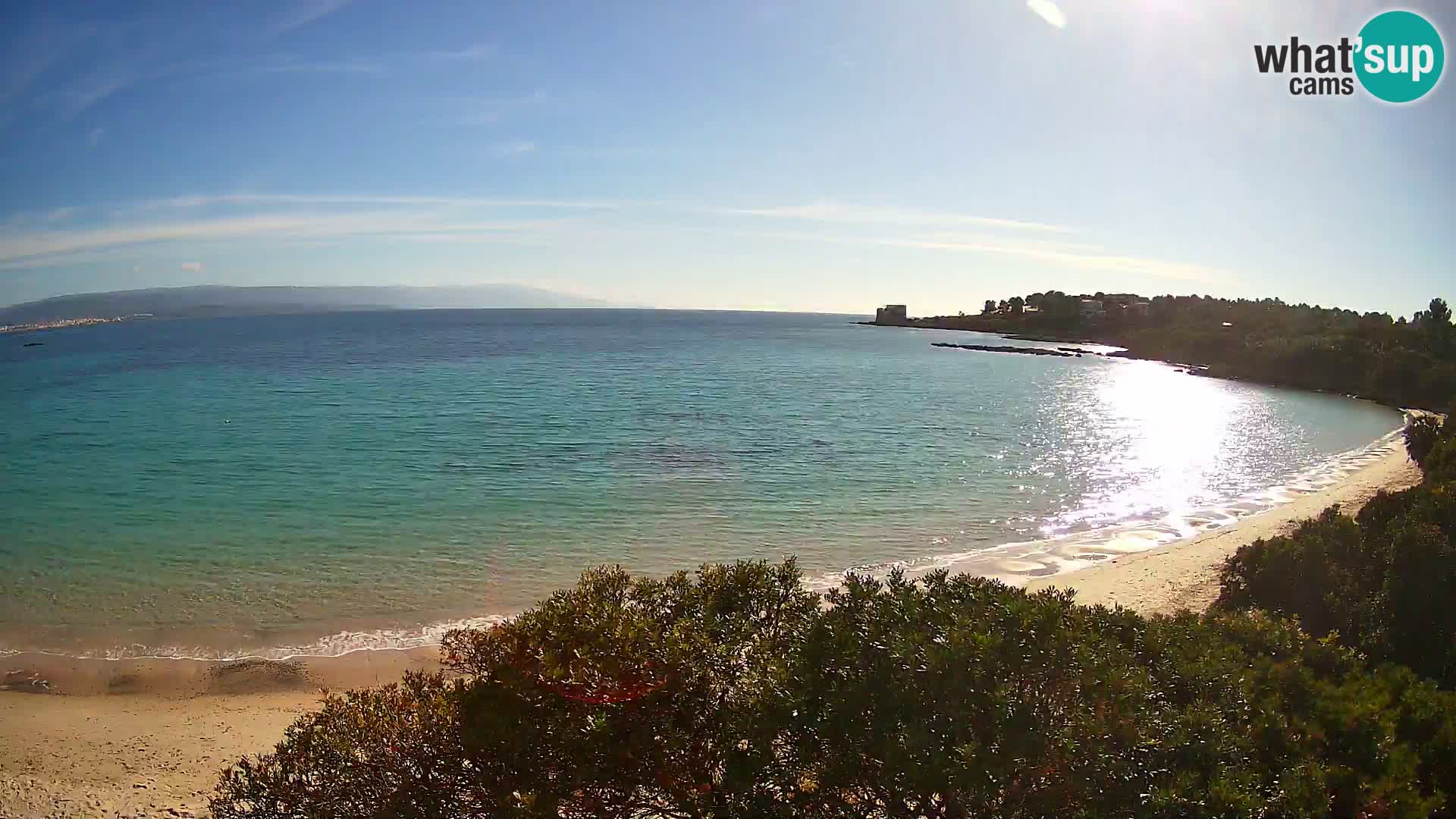 Kamera plaža Lazzaretto | Alghero | Sardinija