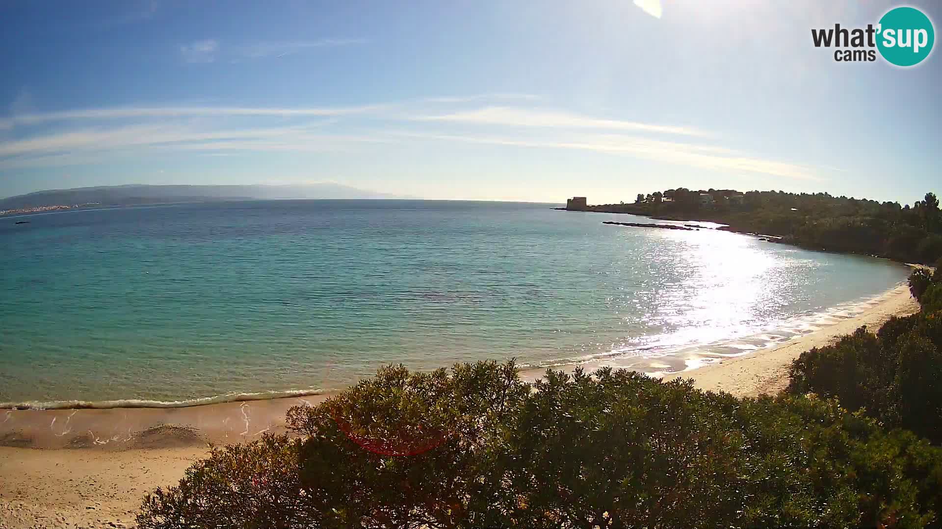 Plage Lazzaretto livecam | Alghero | Sardaigne