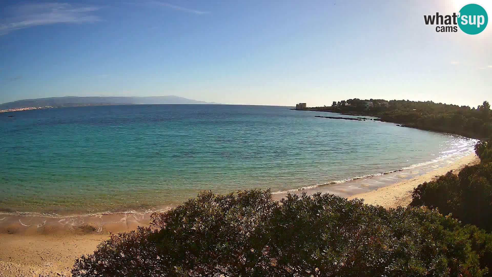 Kamera plaža Lazzaretto | Alghero | Sardinija