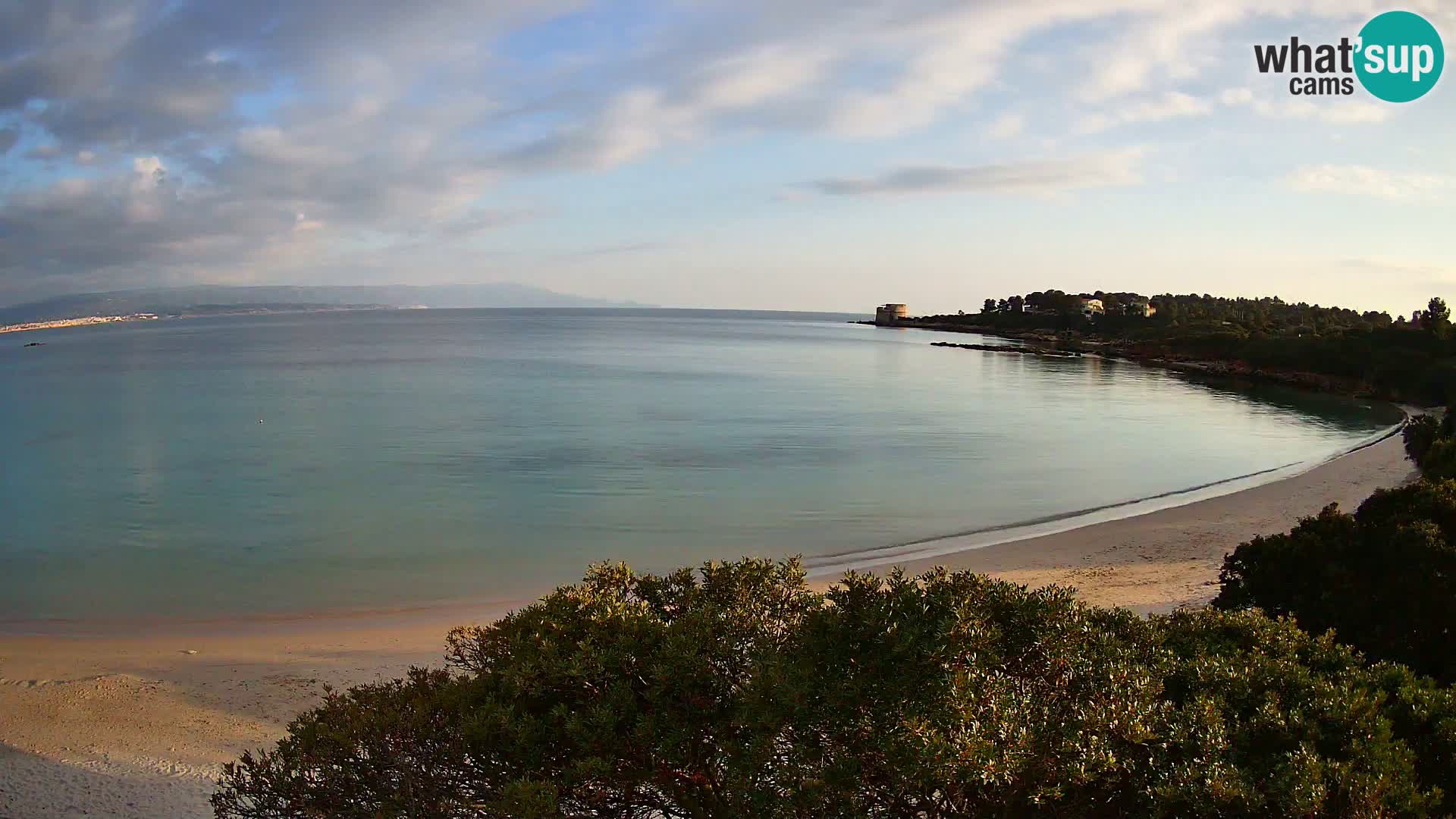 Webcam Lazzaretto Strand | Alghero | Sardinien