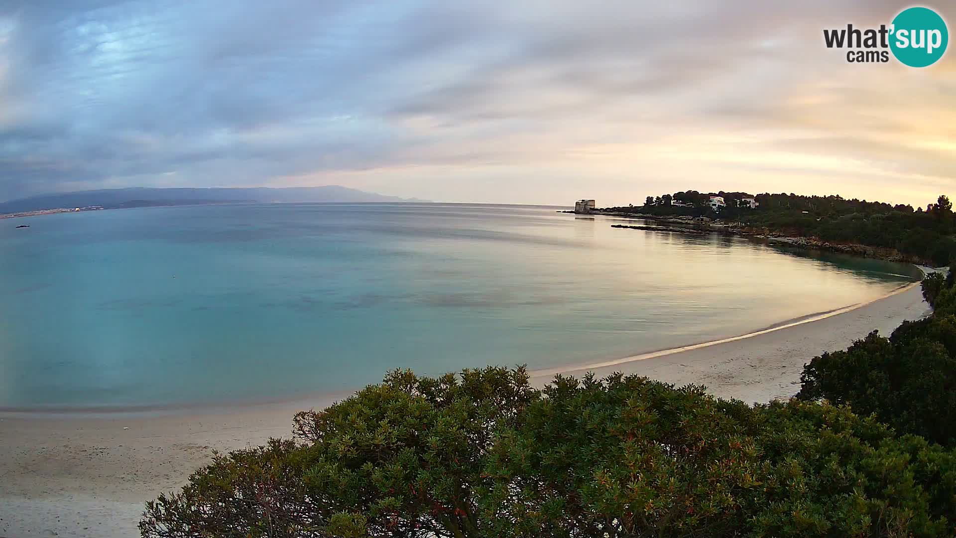 Plage Lazzaretto livecam | Alghero | Sardaigne