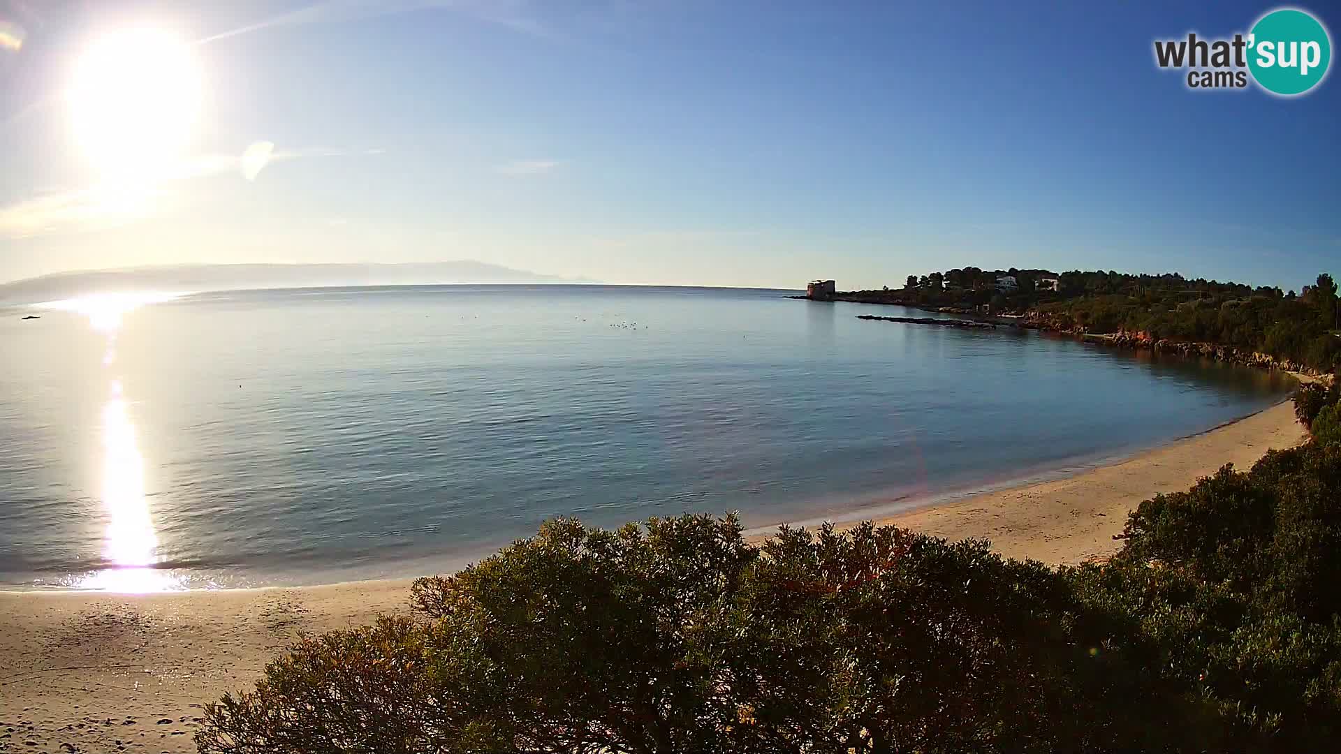 Webcam Lazzaretto beach | Alghero | Sardinia