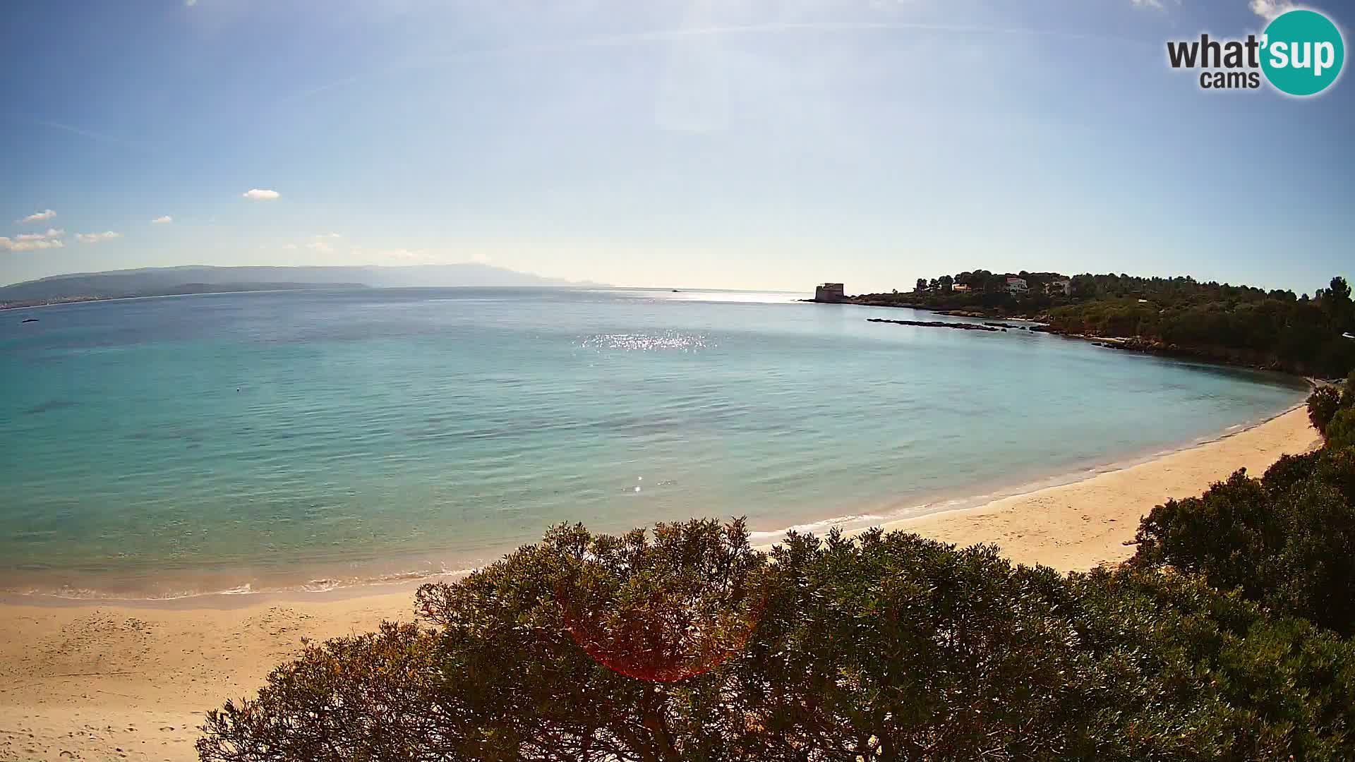 Web kamera plaža Lazzaretto | Alghero | Sardinija