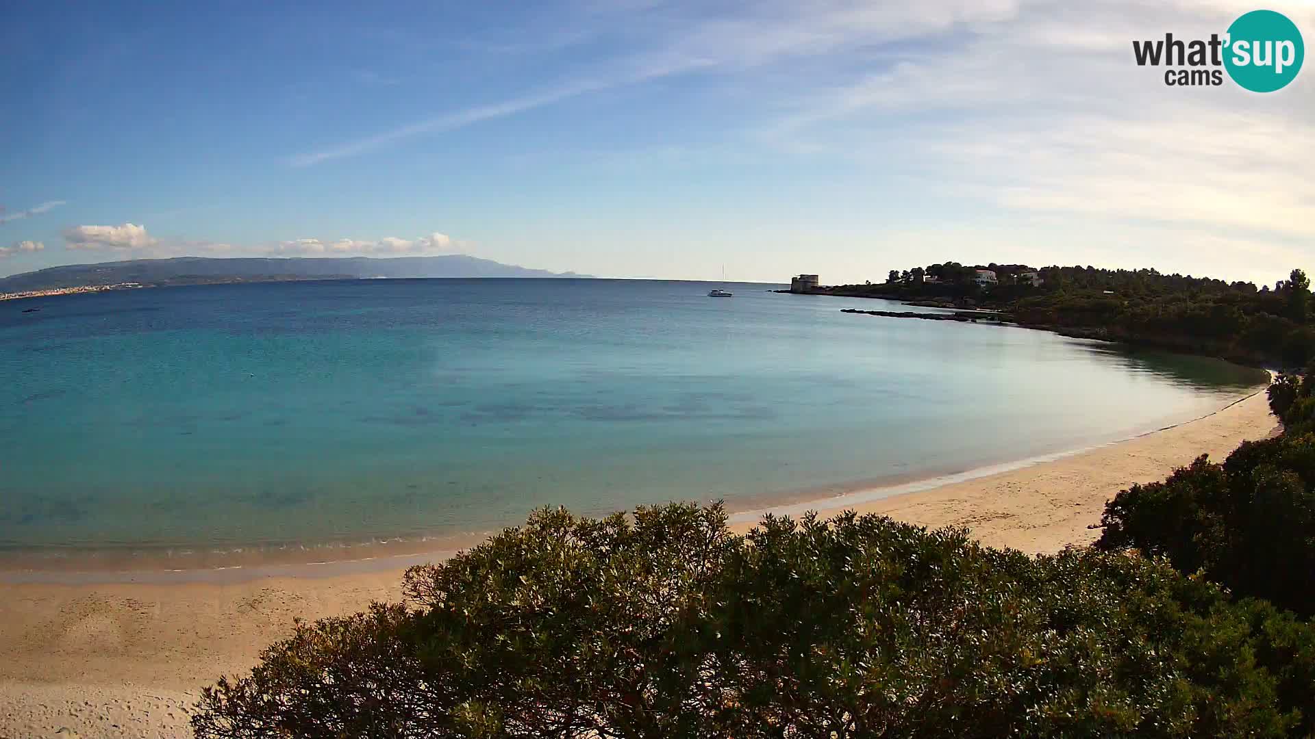 Kamera plaža Lazzaretto | Alghero | Sardinija