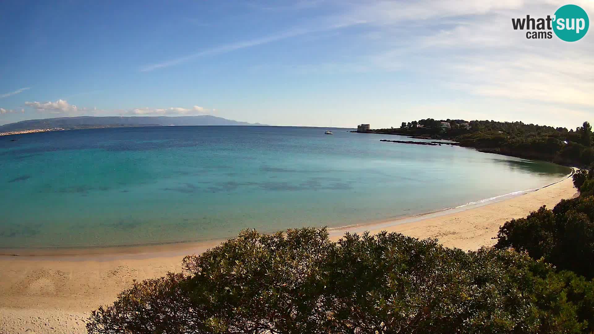 Plage Lazzaretto livecam | Alghero | Sardaigne