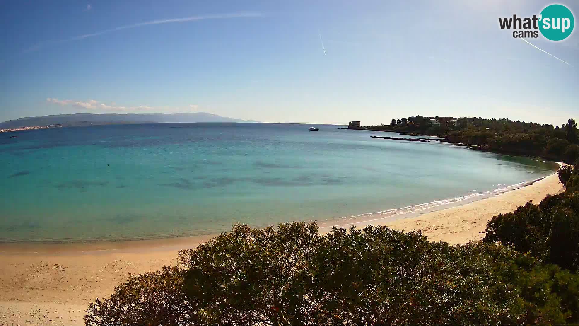 Webcam Lazzaretto beach | Alghero | Sardinia