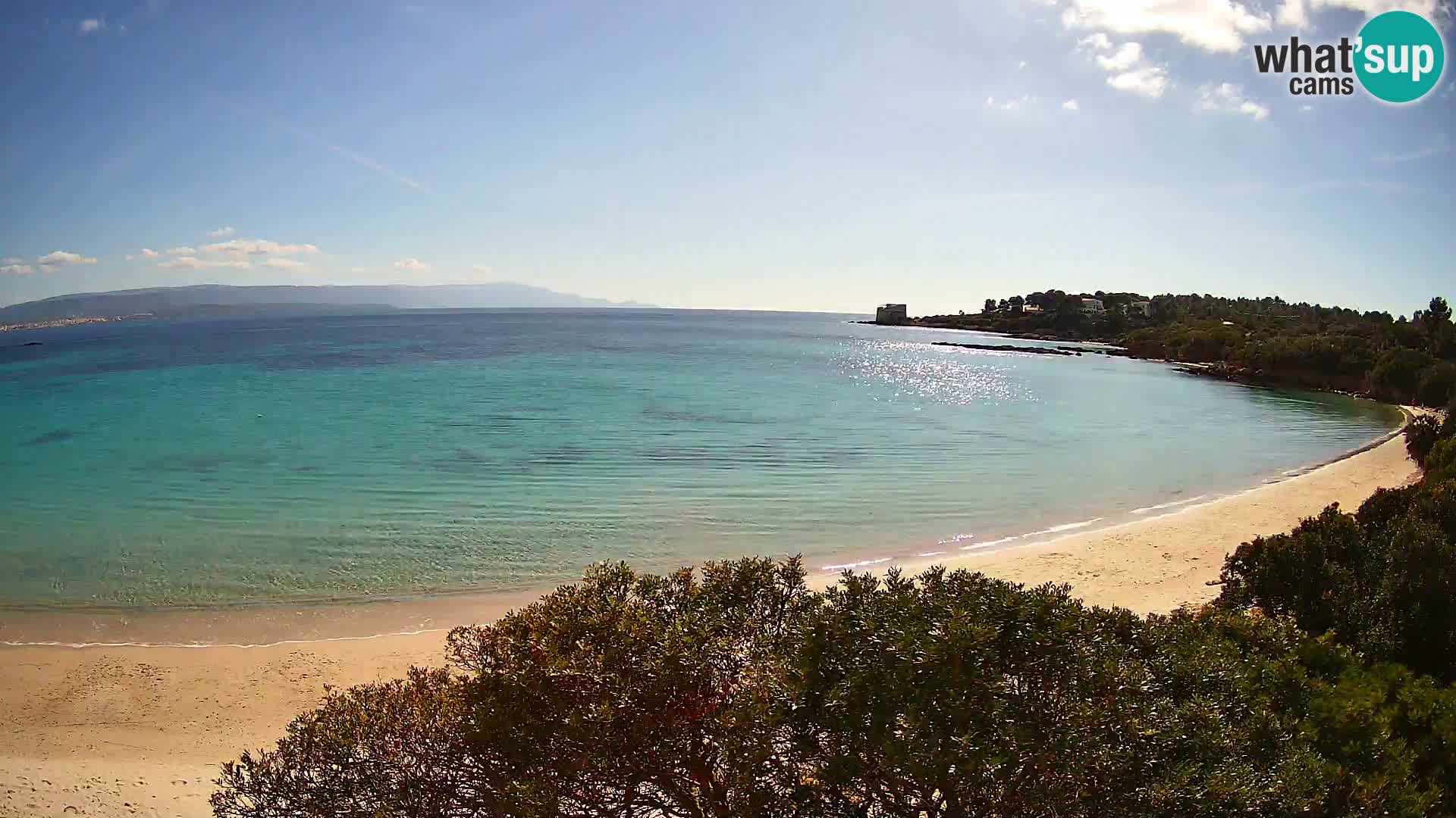 Webcam Lazzaretto Strand | Alghero | Sardinien