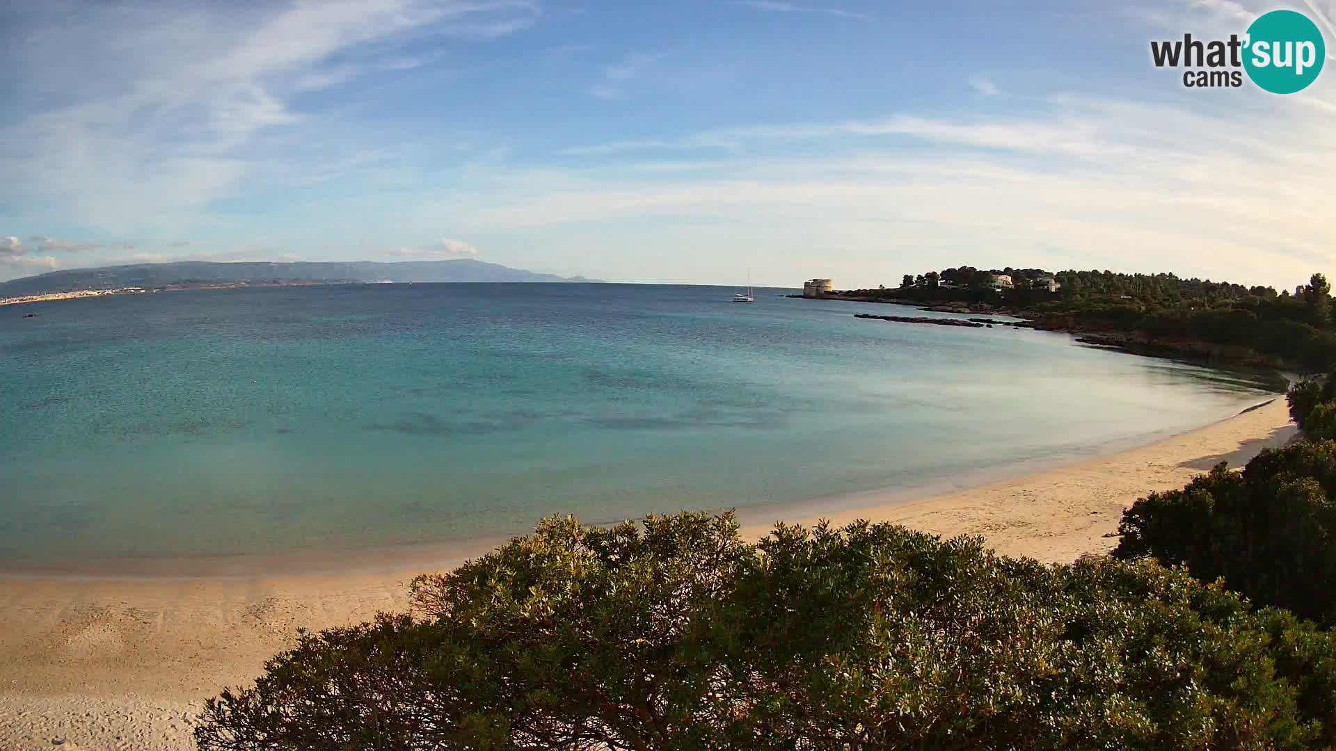 Webcam Lazzaretto Strand | Alghero | Sardinien