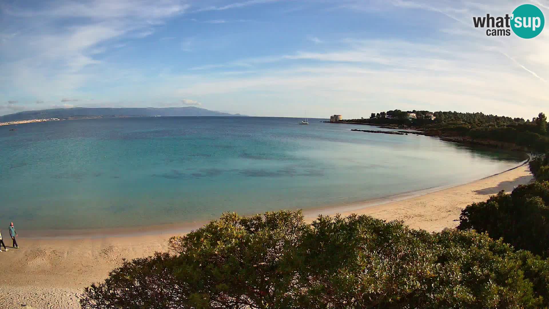 Kamera plaža Lazzaretto | Alghero | Sardinija