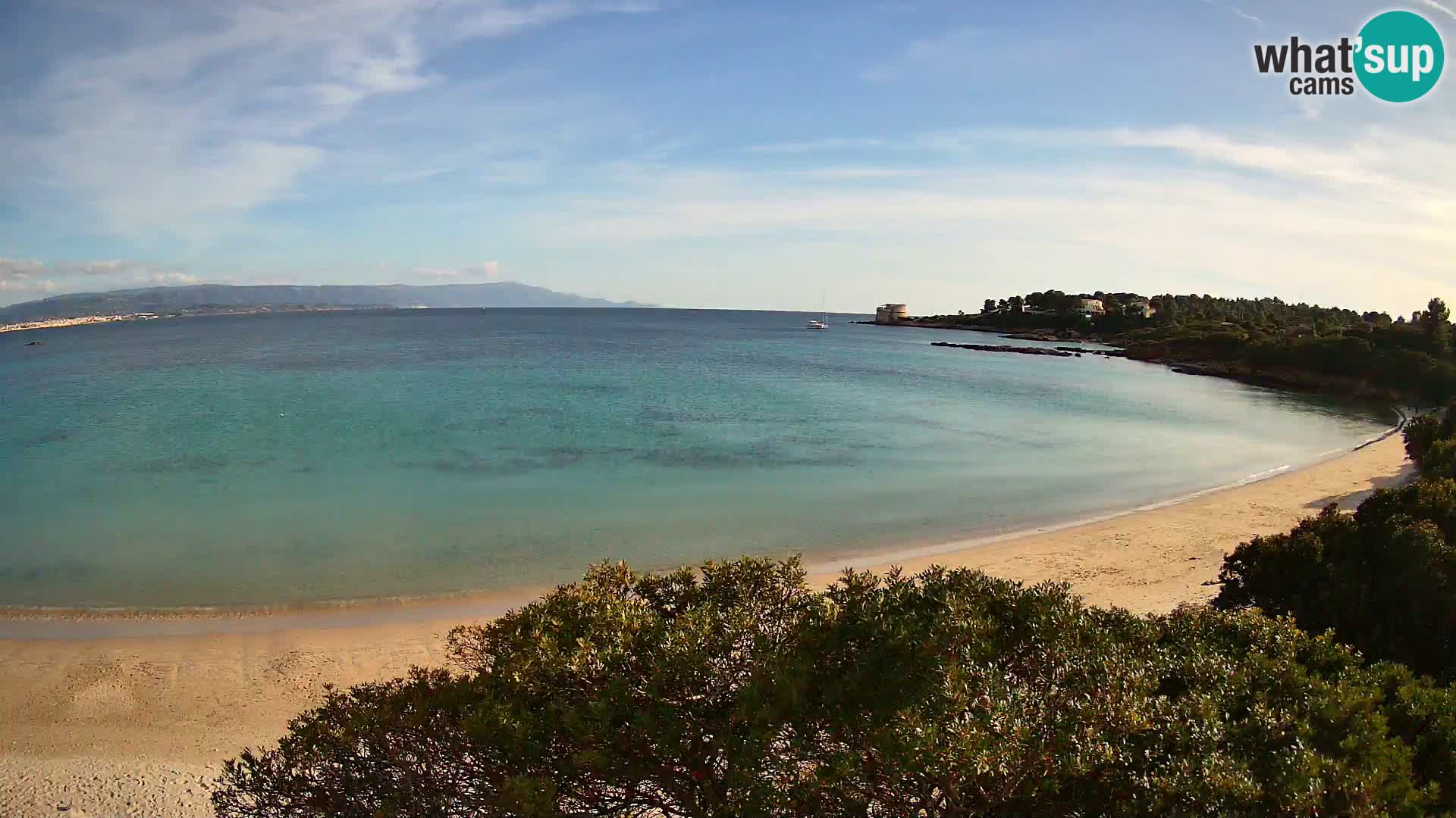 Web kamera plaža Lazzaretto | Alghero | Sardinija