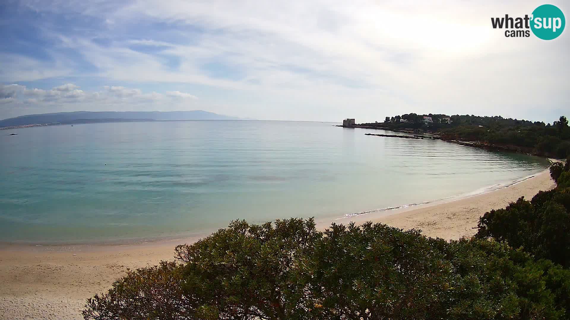 Webcam Lazzaretto beach | Alghero | Sardinia