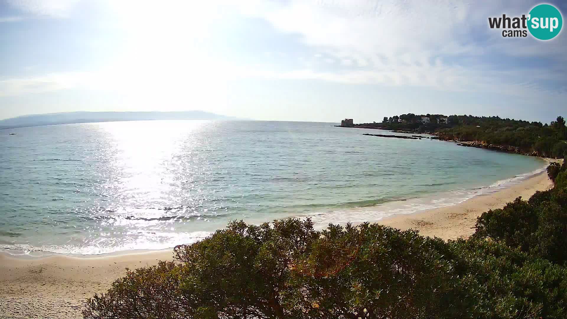 Webcam Lazzaretto beach | Alghero | Sardinia