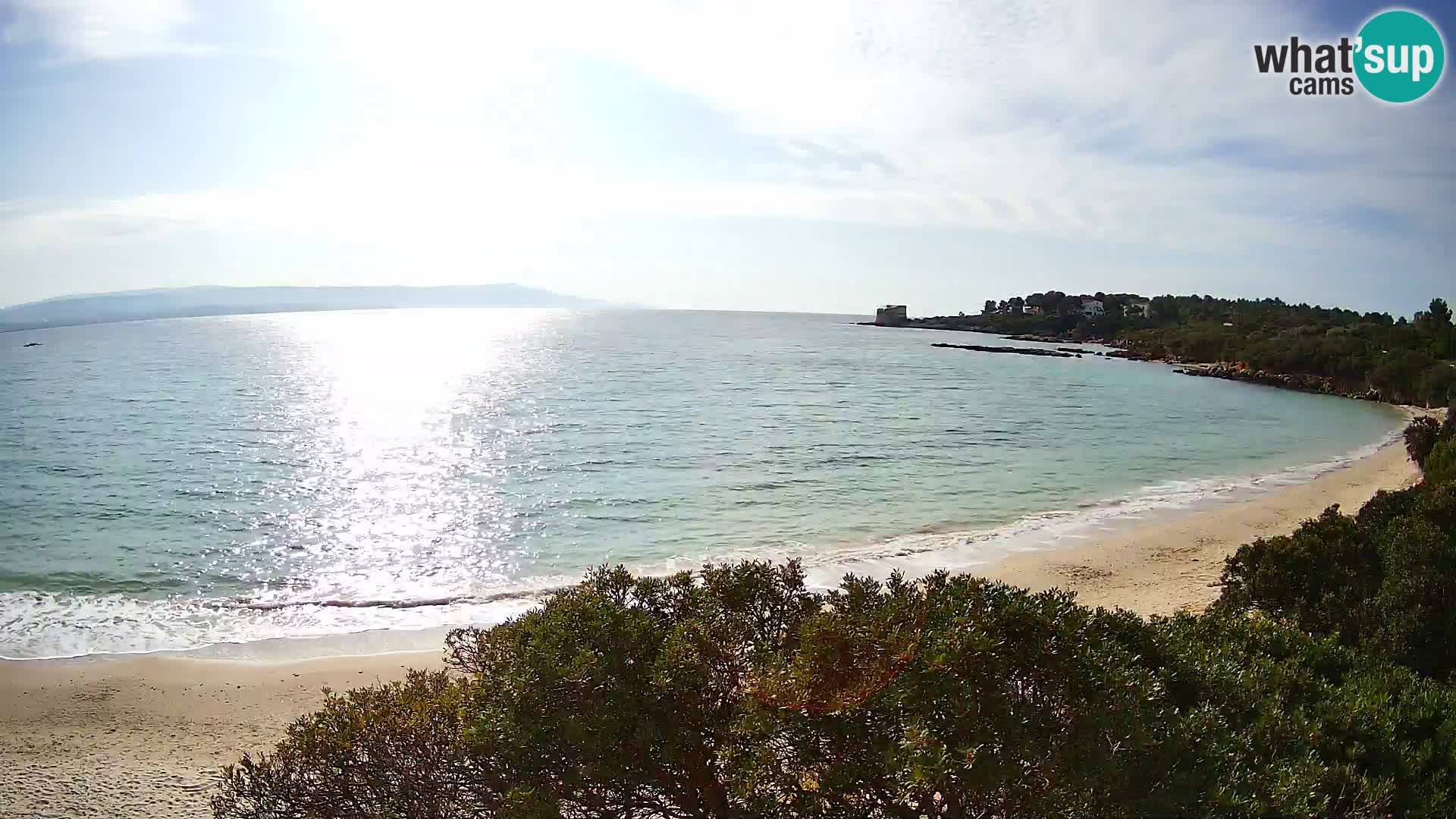 Webcam Lazzaretto Strand | Alghero | Sardinien