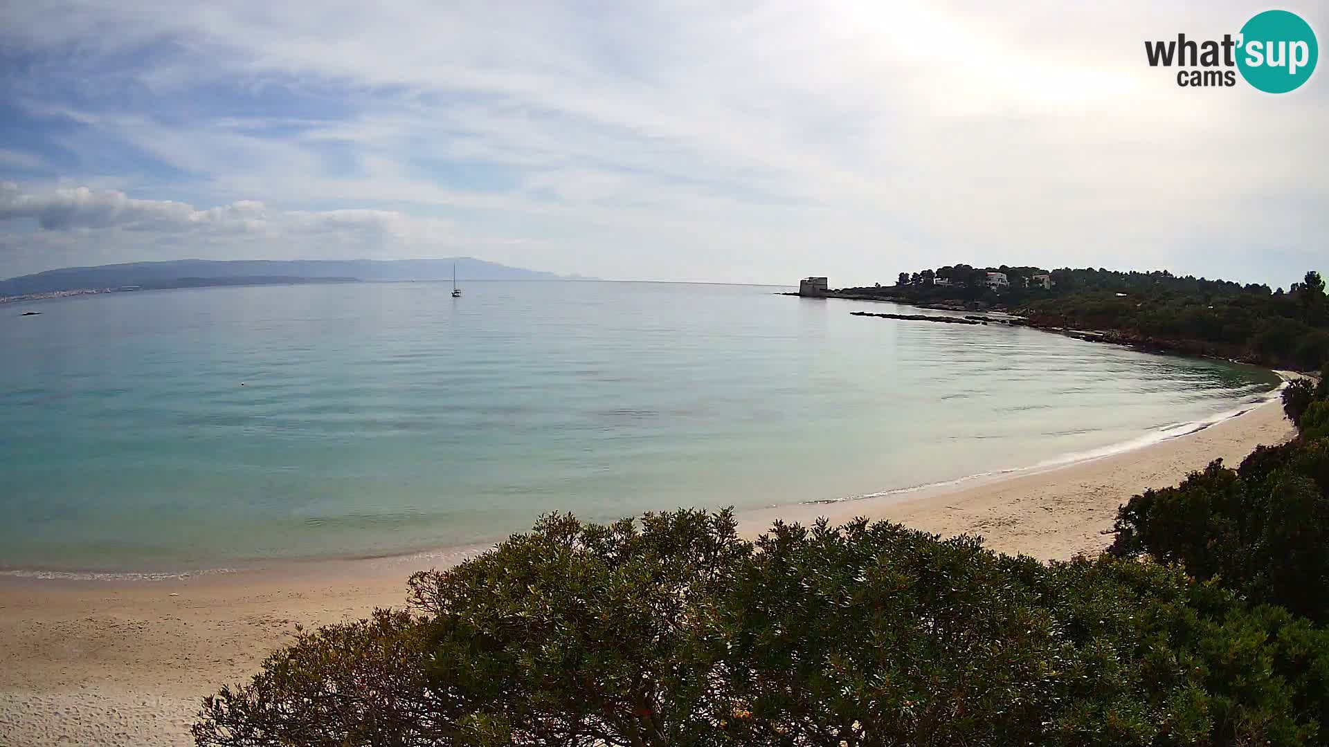 Webcam Lazzaretto beach | Alghero | Sardinia