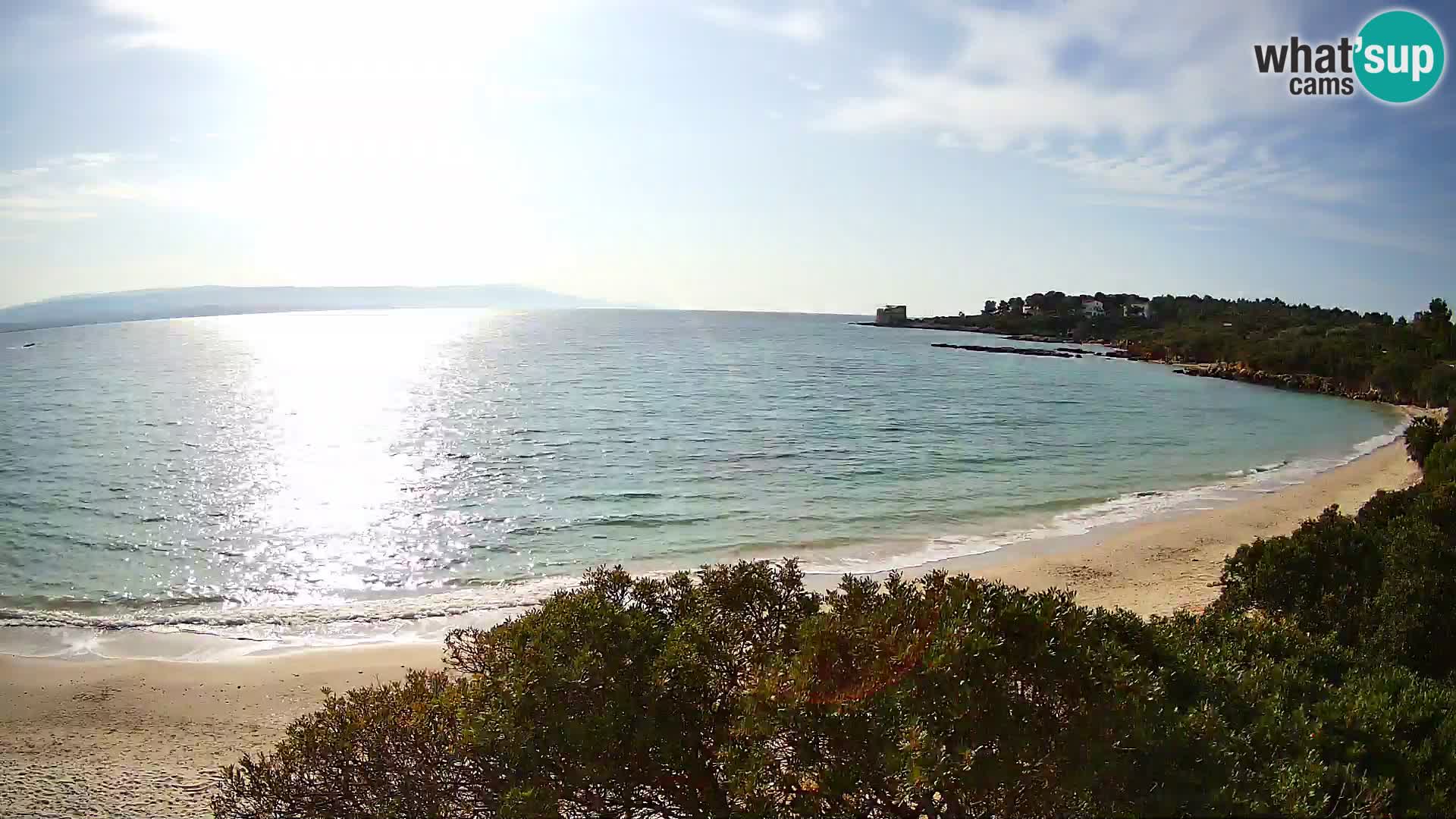 Kamera plaža Lazzaretto | Alghero | Sardinija