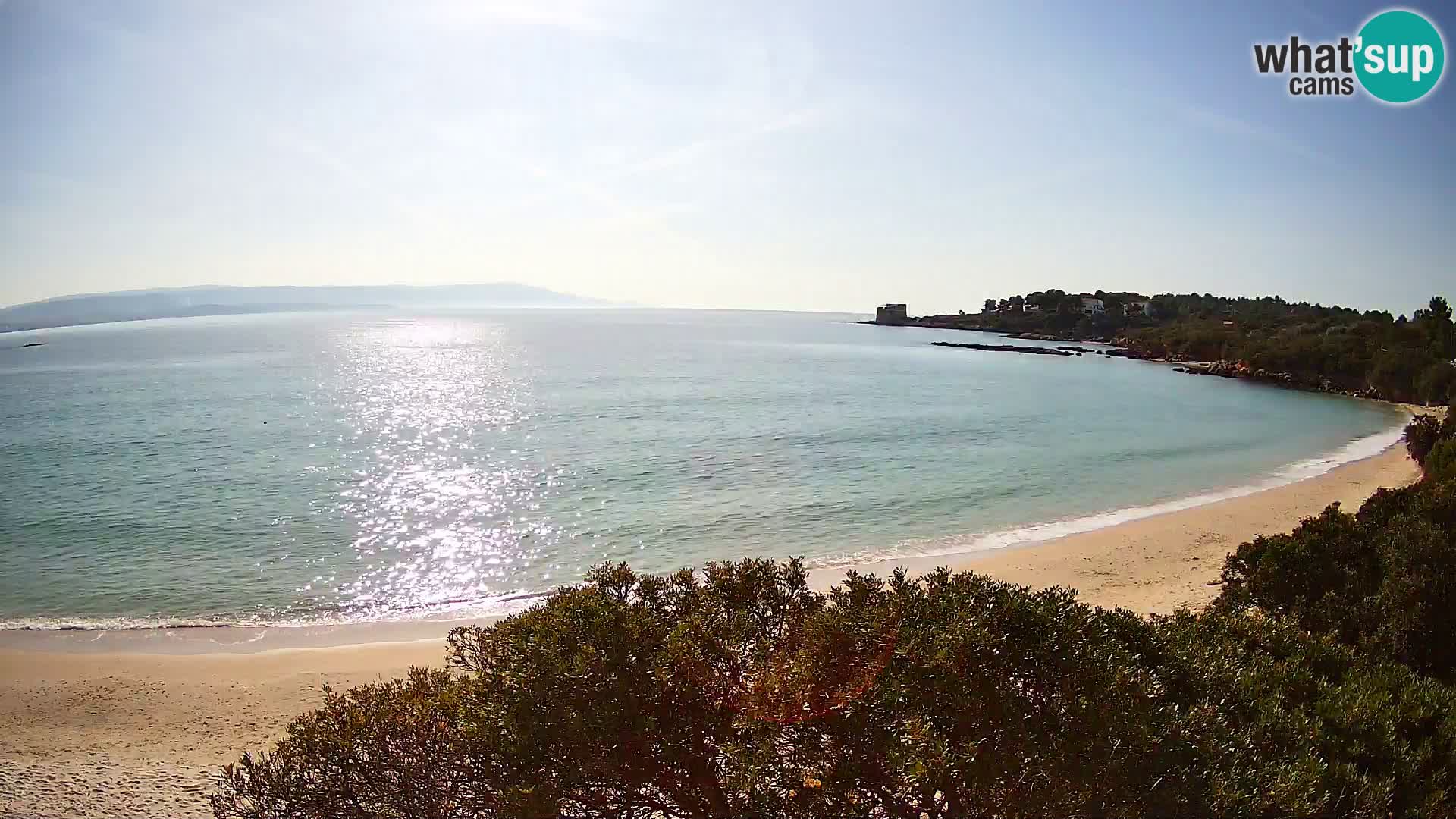 Kamera plaža Lazzaretto | Alghero | Sardinija