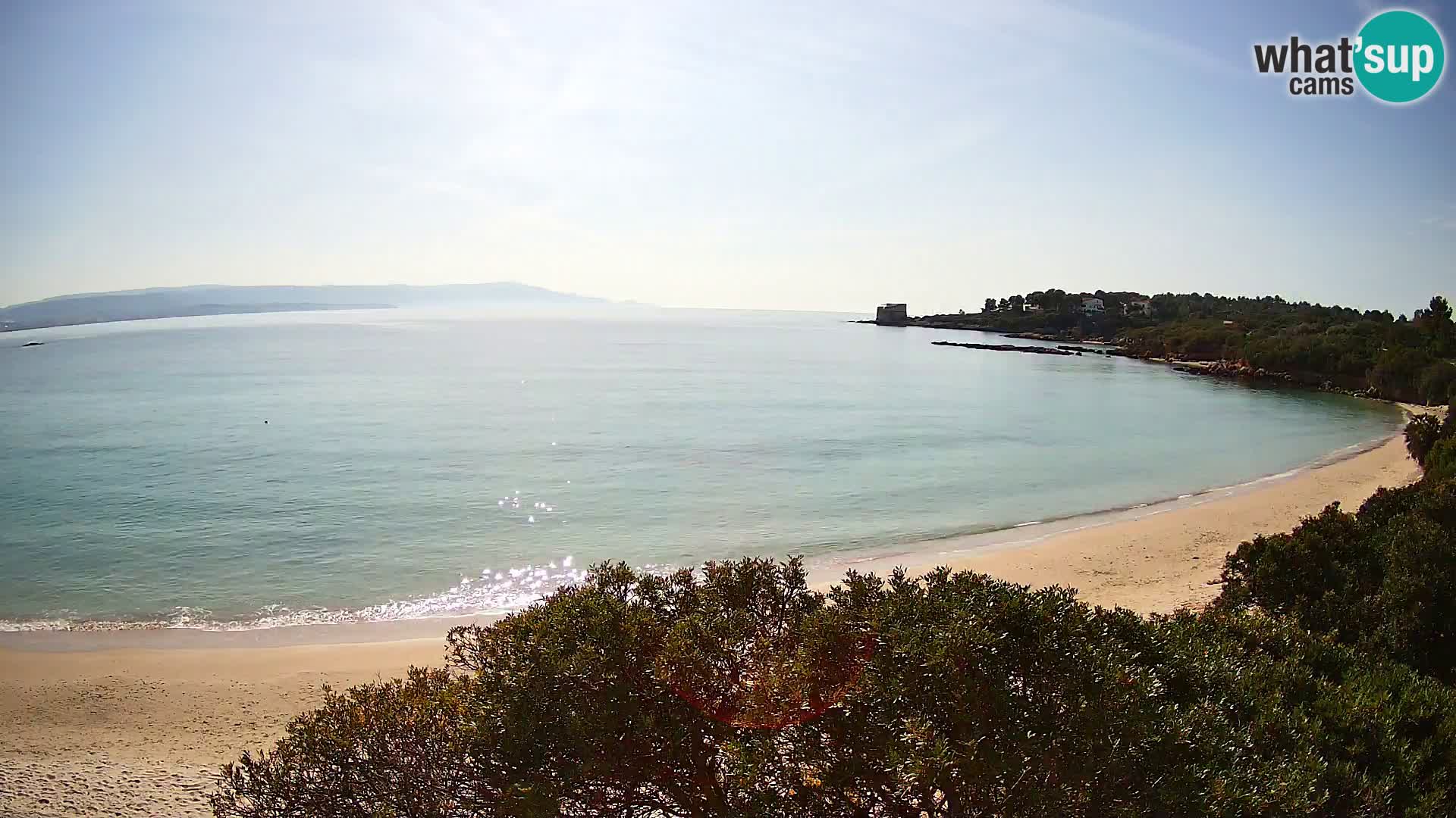 Kamera plaža Lazzaretto | Alghero | Sardinija