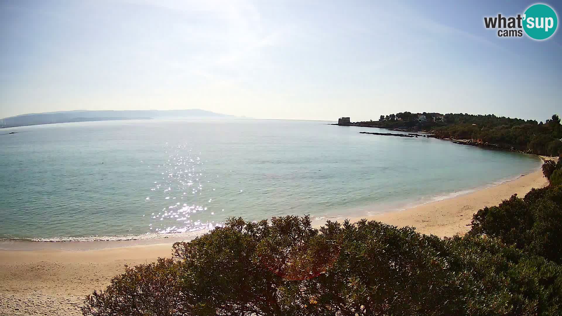 Plage Lazzaretto livecam | Alghero | Sardaigne