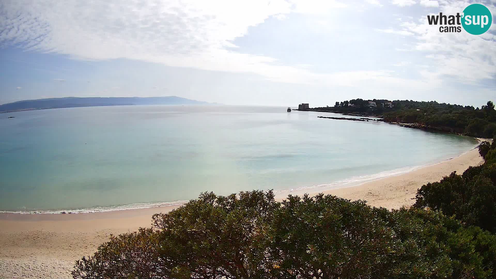 Plage Lazzaretto livecam | Alghero | Sardaigne